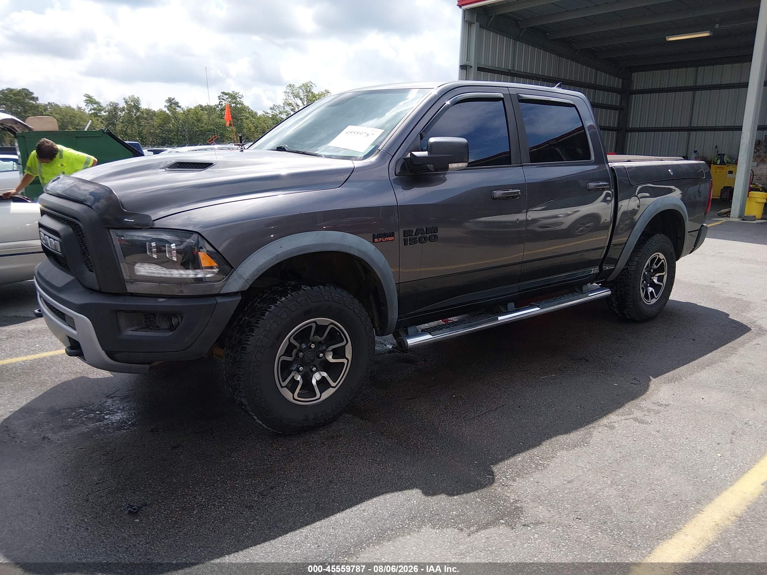 2015 Ram 1500 Rebel Gray vin: 1C6RR6YT8FS778937