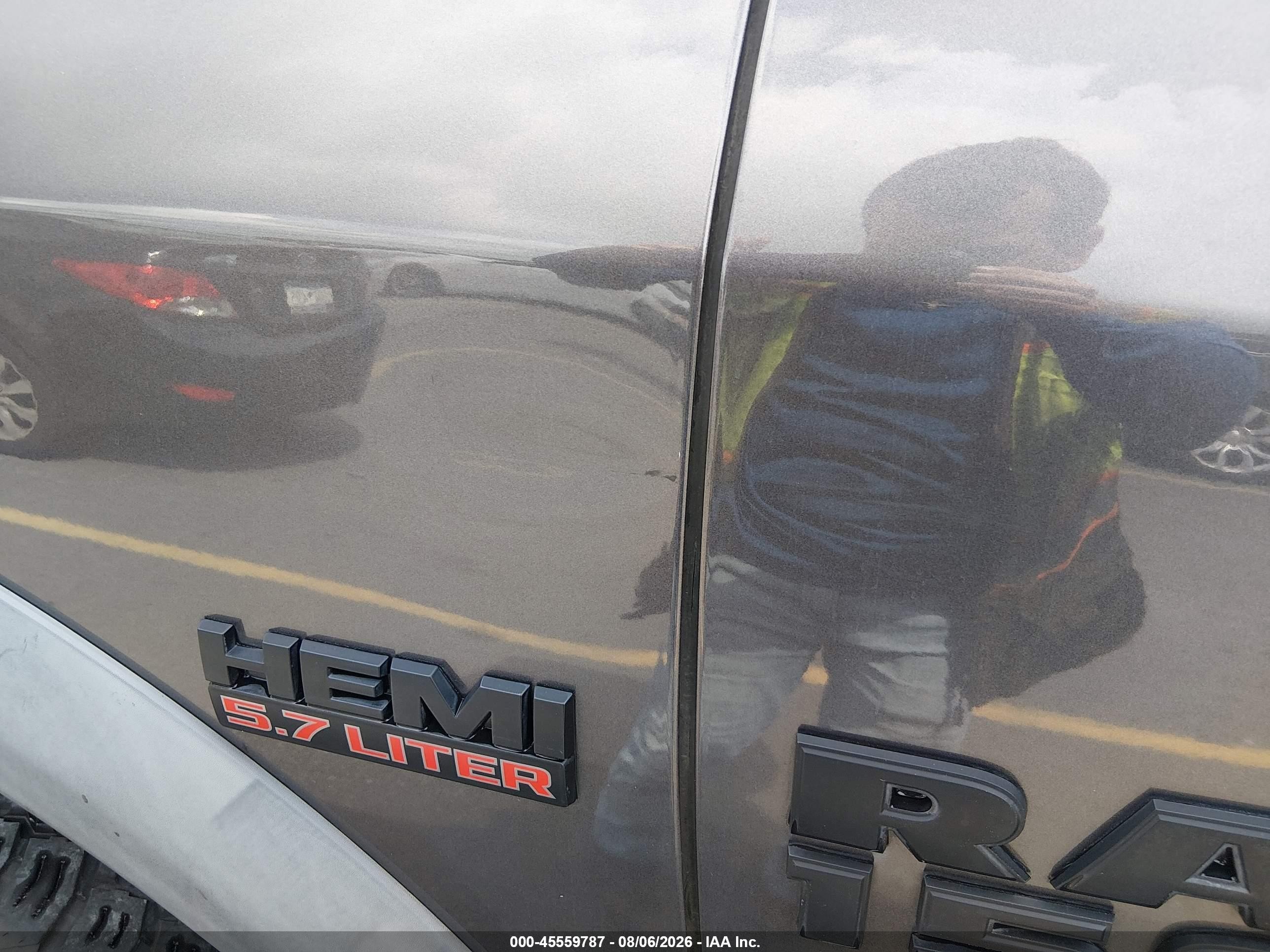 2015 Ram 1500 Rebel Gray vin: 1C6RR6YT8FS778937