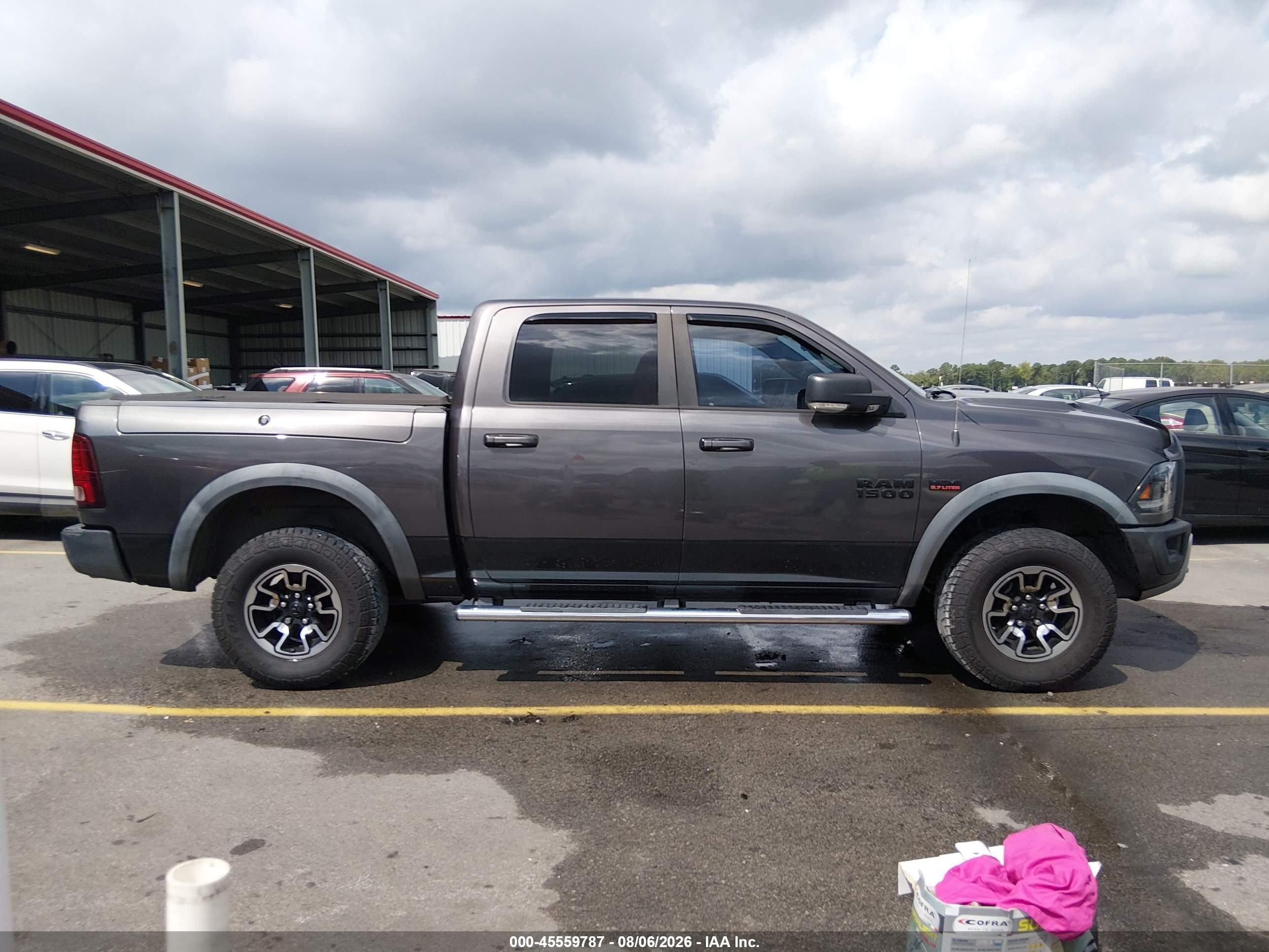 2015 Ram 1500 Rebel Gray vin: 1C6RR6YT8FS778937