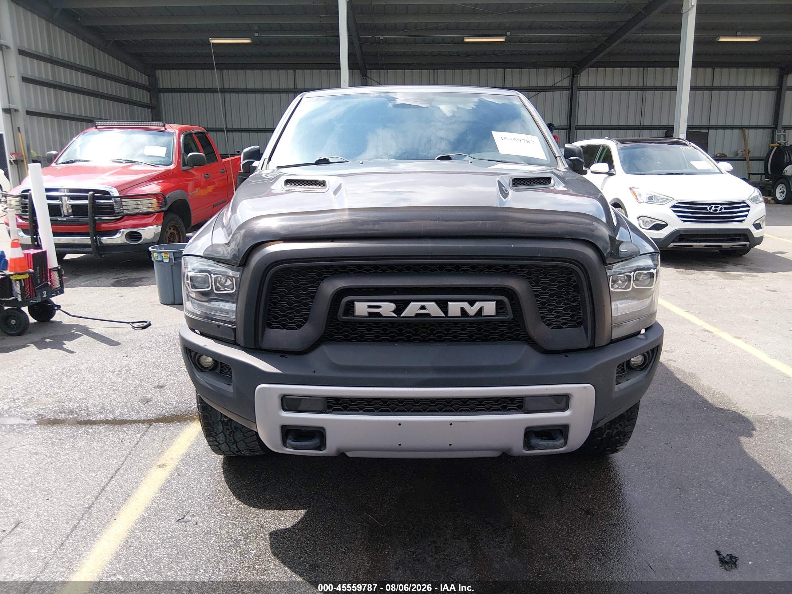 2015 Ram 1500 Rebel Gray vin: 1C6RR6YT8FS778937