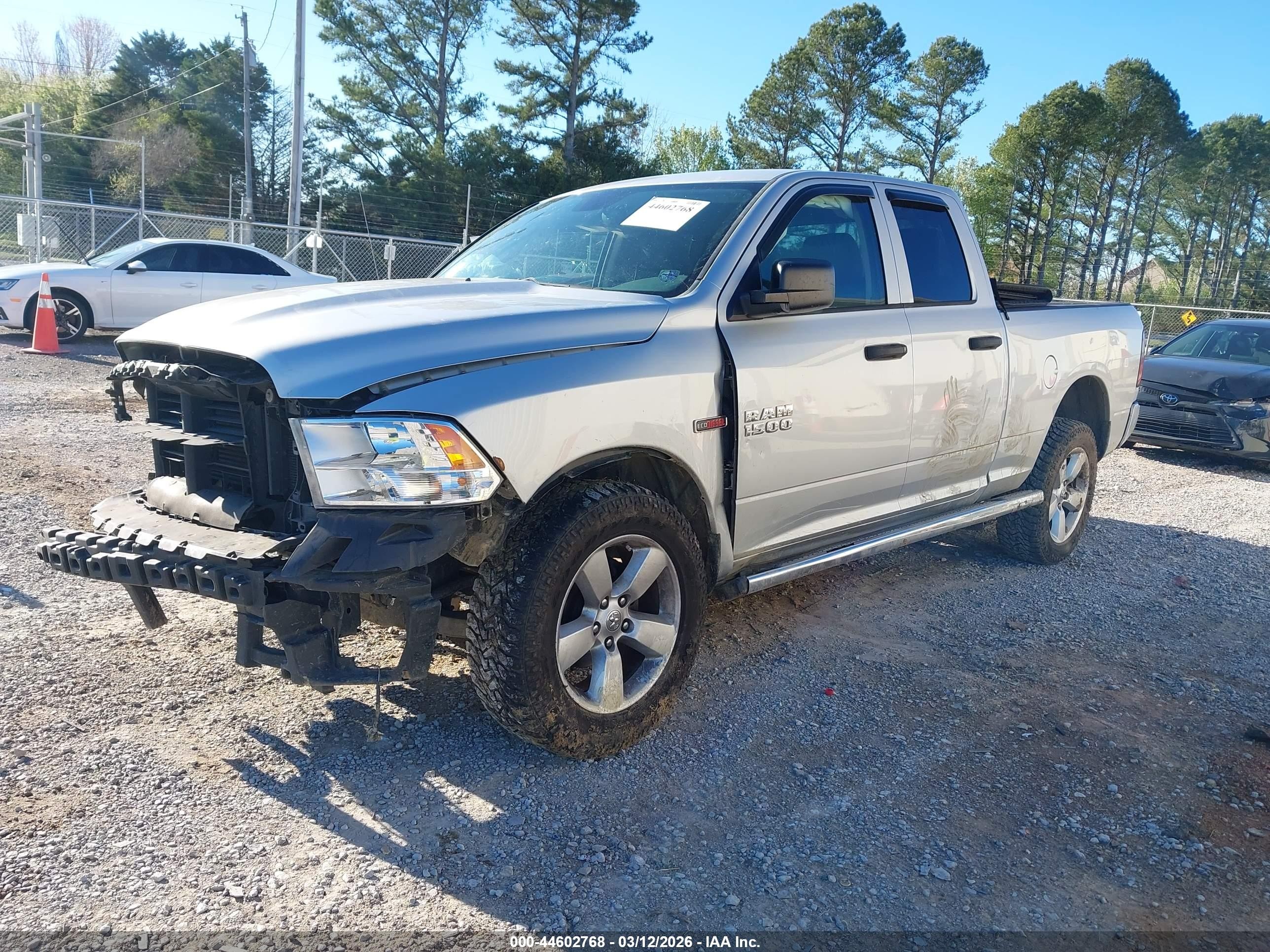2015 Ram 1500 Hfe Express Silver vin: 1C6RR6ZM7FS638224
