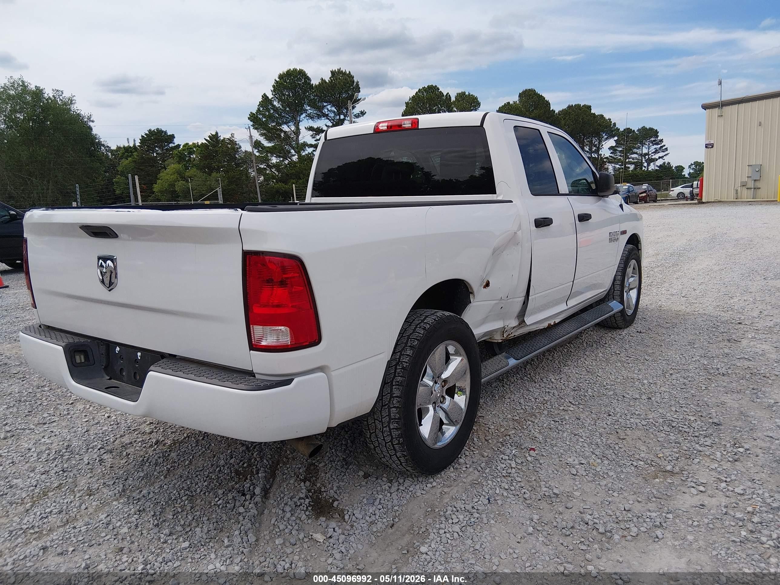 2015 Ram 1500 Hfe Express White vin: 1C6RR6ZM7FS638238