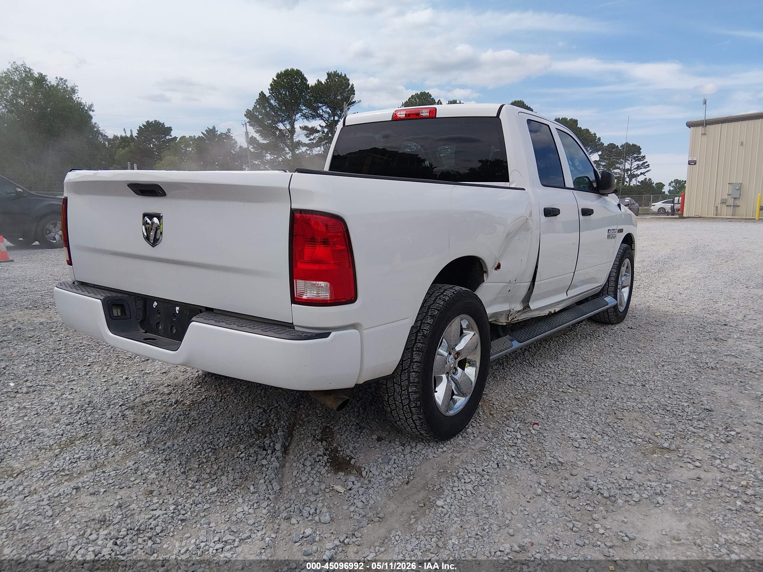 2015 Ram 1500 Hfe Express White vin: 1C6RR6ZM7FS638238