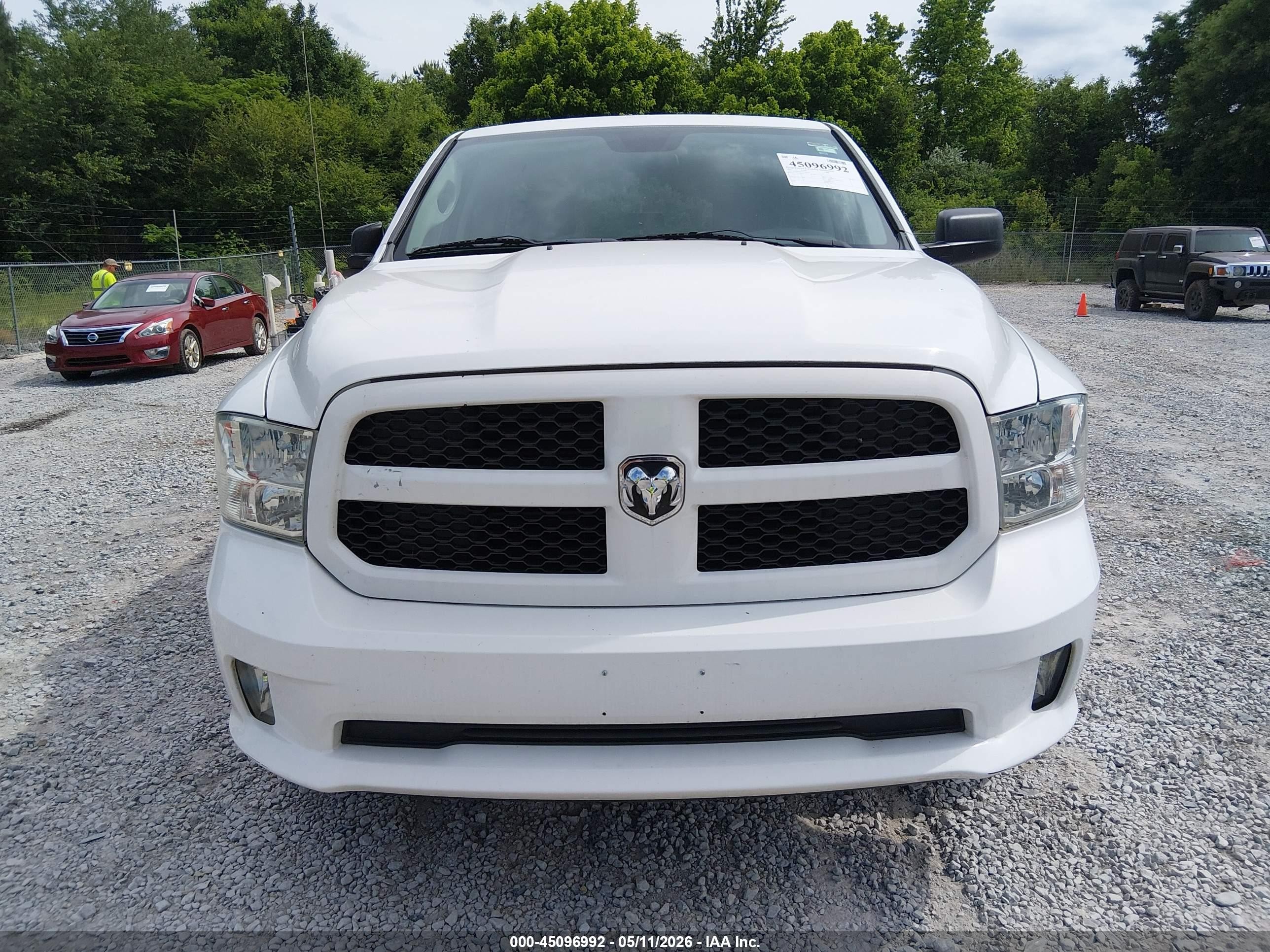 2015 Ram 1500 Hfe Express White vin: 1C6RR6ZM7FS638238