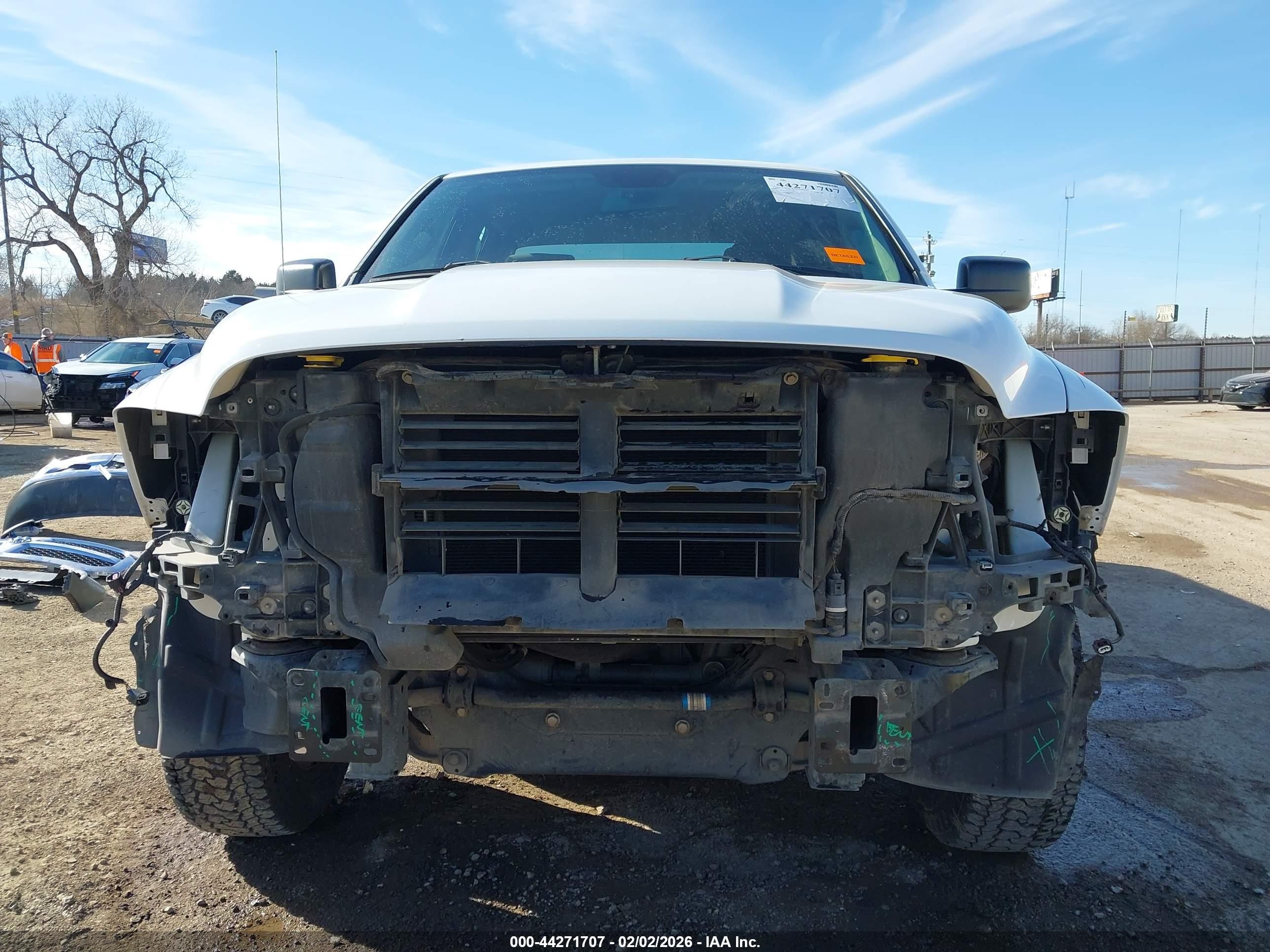 2014 Ram 1500 Tradesman White vin: 1C6RR7FG0ES469571