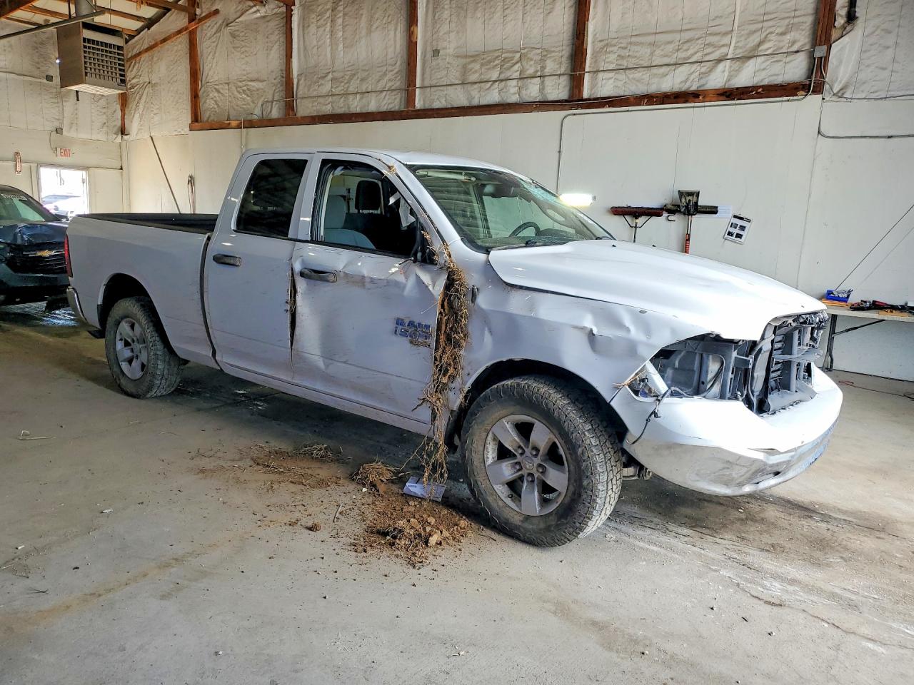 2022 Ram 1500 Classic Tradesman White vin: 1C6RR7FG0NS193165