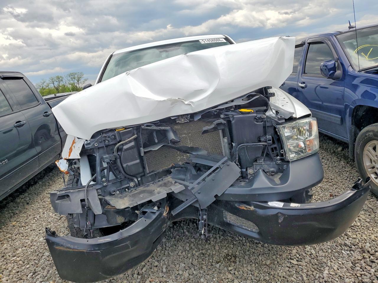 2022 Ram 1500 Classic Tradesman White vin: 1C6RR7FG2NS230166