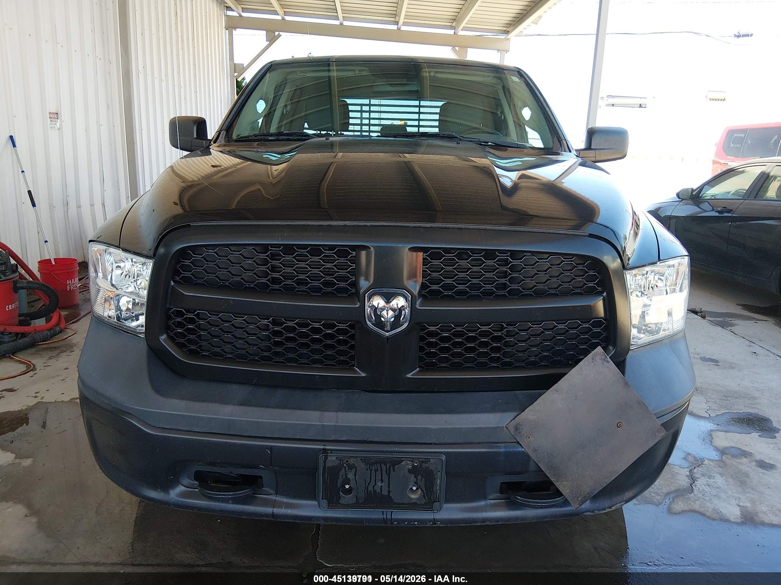 2016 Ram 1500 Tradesman Black vin: 1C6RR7FG3GS334152
