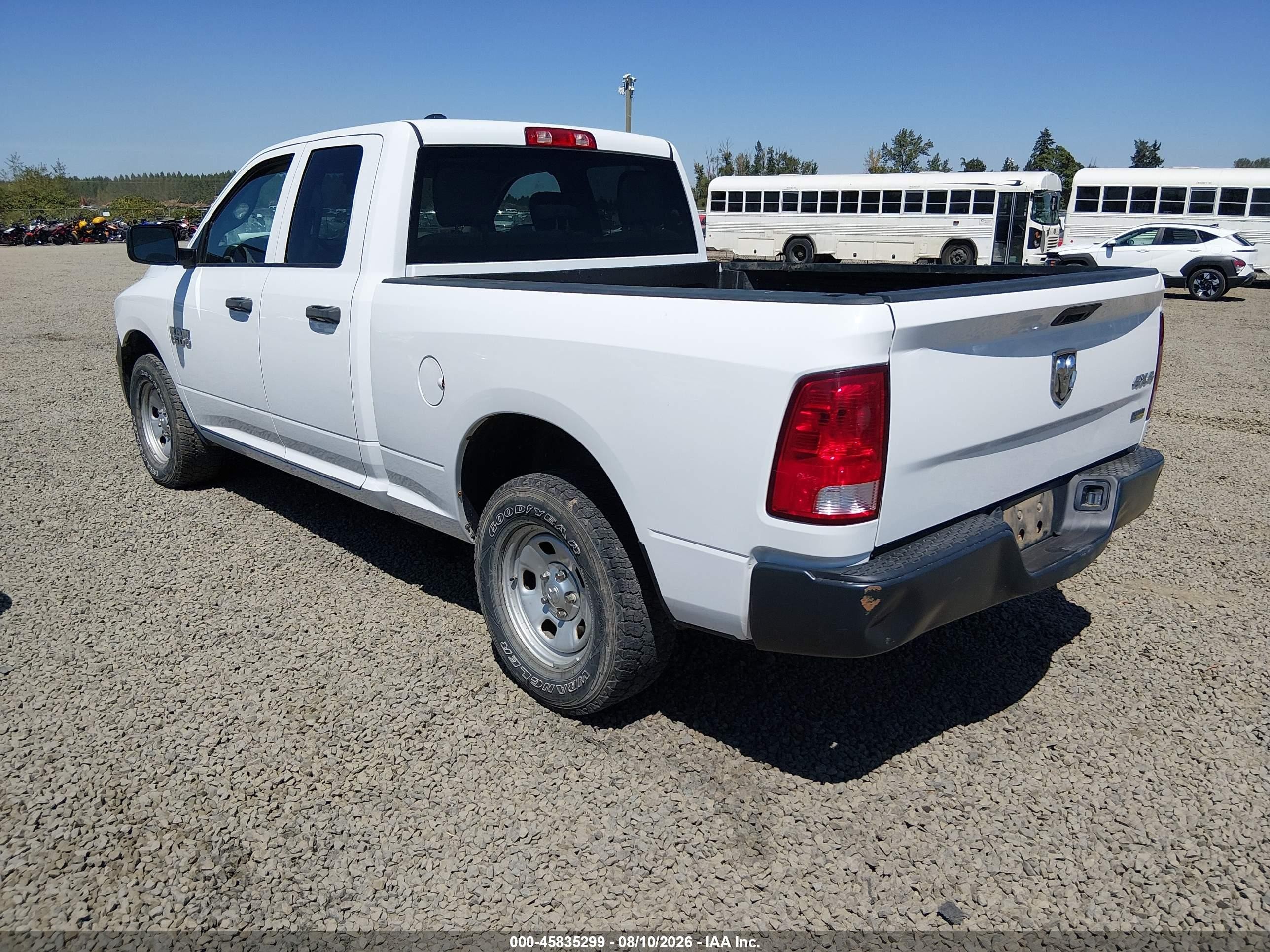 2016 Ram 1500 Tradesman White vin: 1C6RR7FG3GS396053