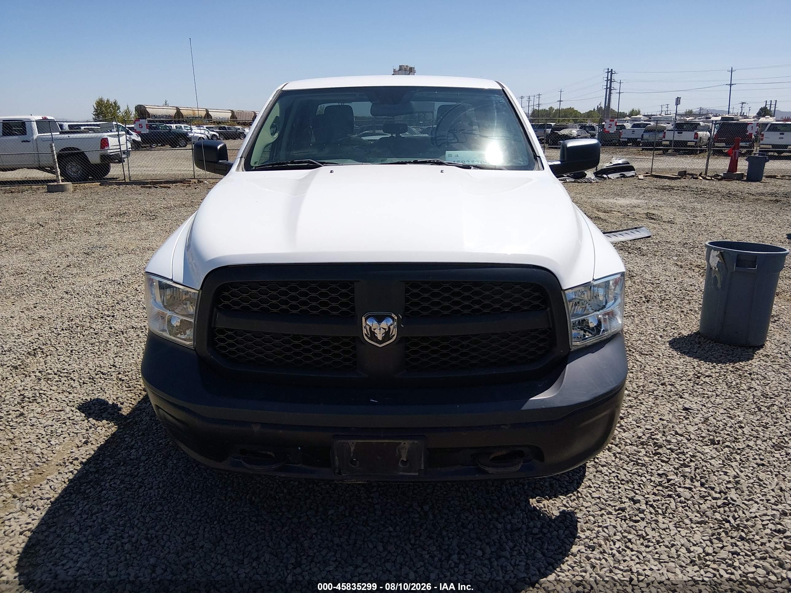 2016 Ram 1500 Tradesman White vin: 1C6RR7FG3GS396053