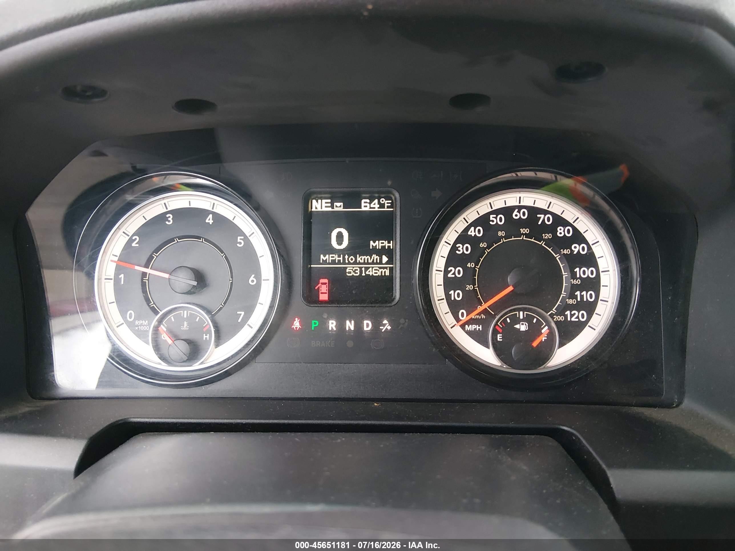 2018 Ram 1500 Tradesman  4x4 6'4 Box Black vin: 1C6RR7FG3JS297255