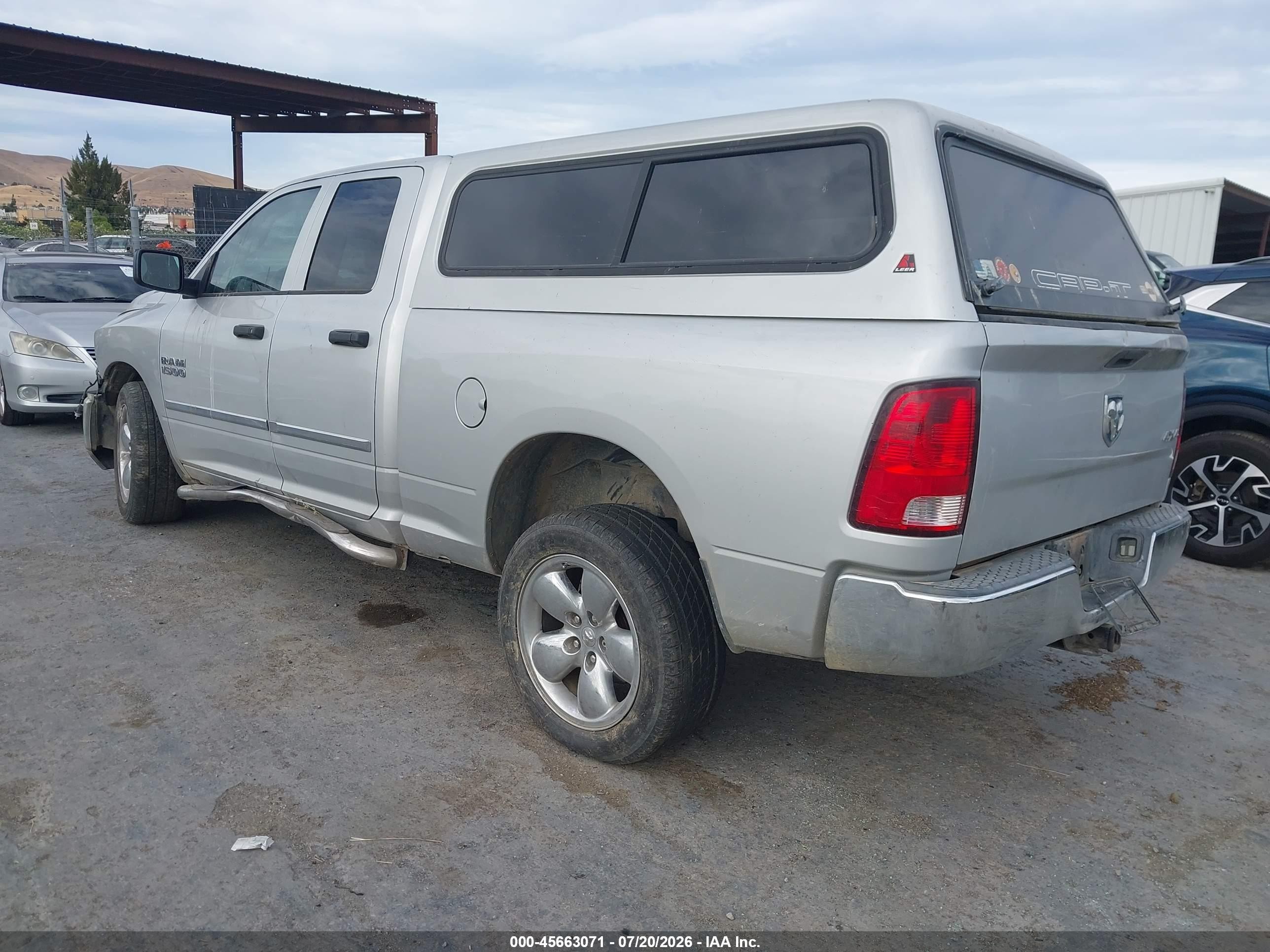 2014 Ram 1500 St Silver vin: 1C6RR7FG4ES294791