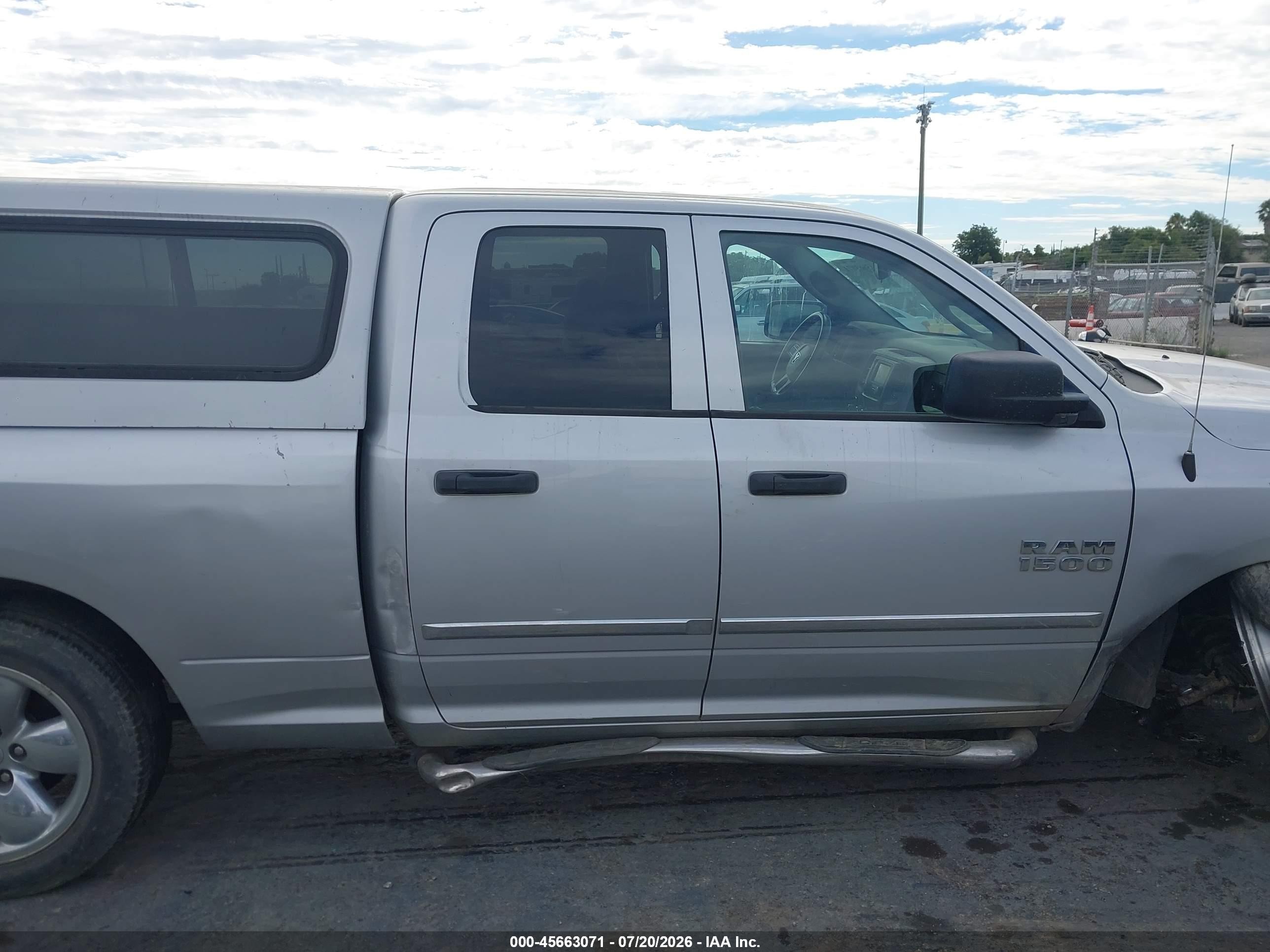2014 Ram 1500 St Silver vin: 1C6RR7FG4ES294791