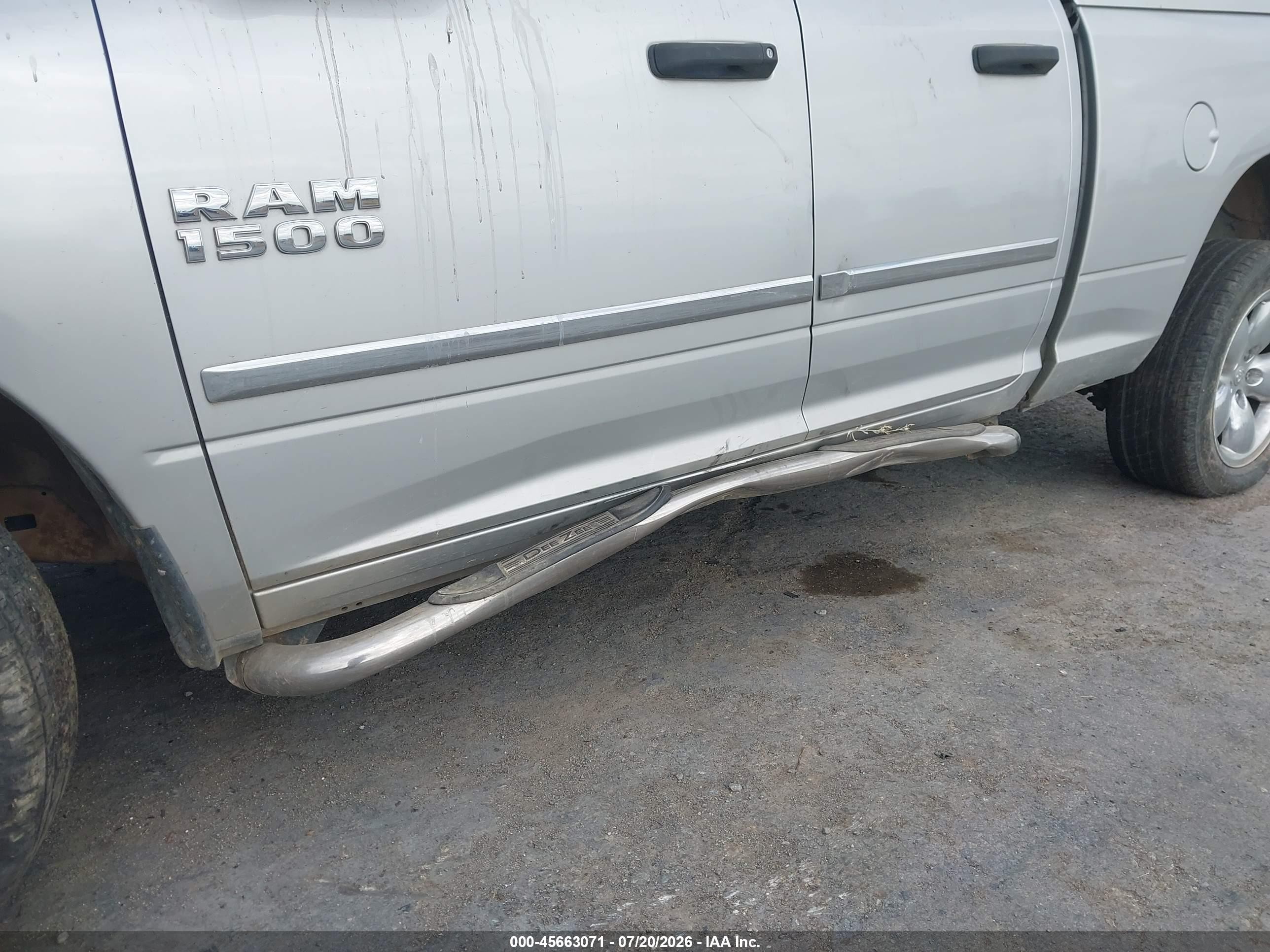 2014 Ram 1500 St Silver vin: 1C6RR7FG4ES294791