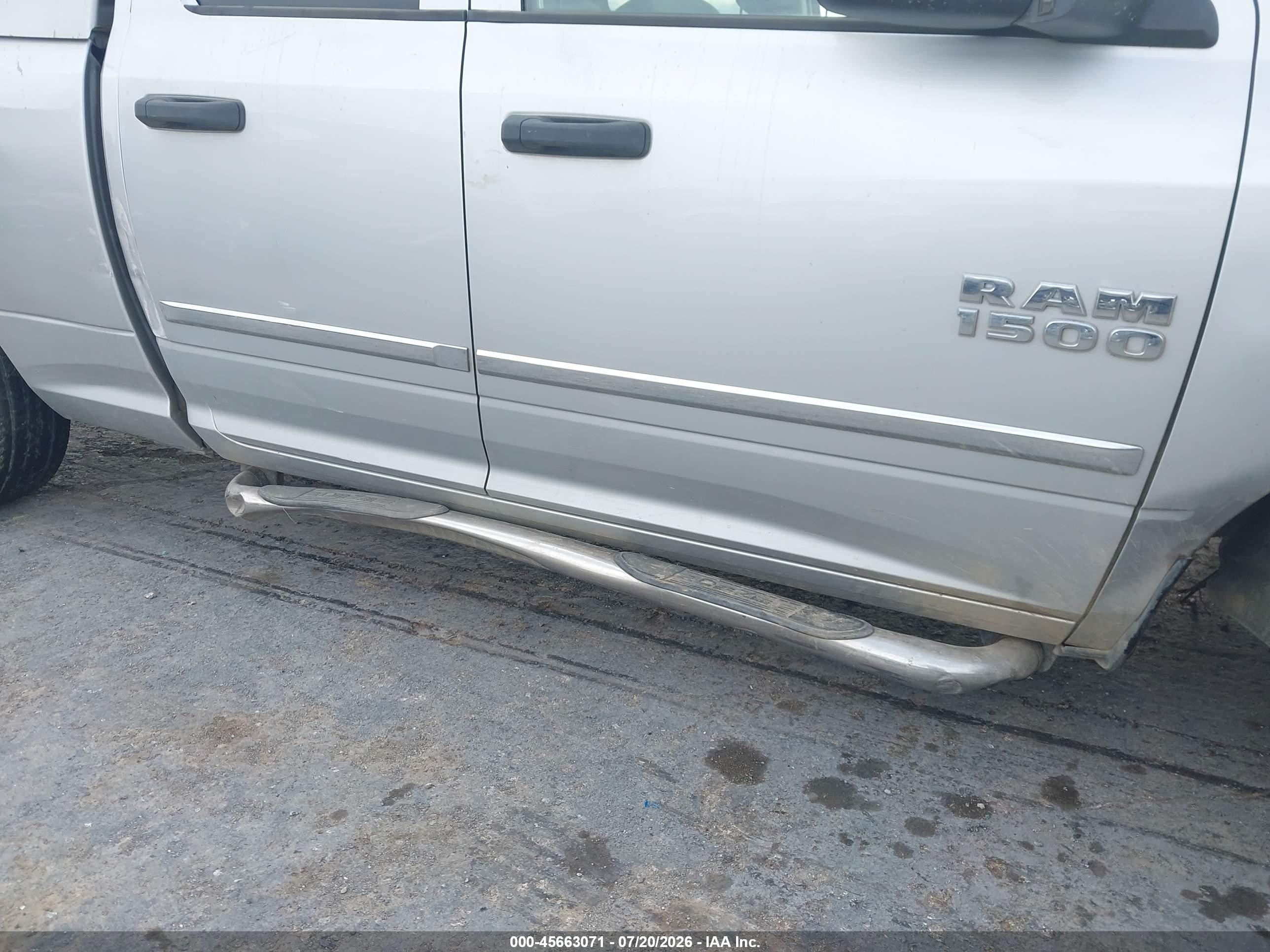 2014 Ram 1500 St Silver vin: 1C6RR7FG4ES294791