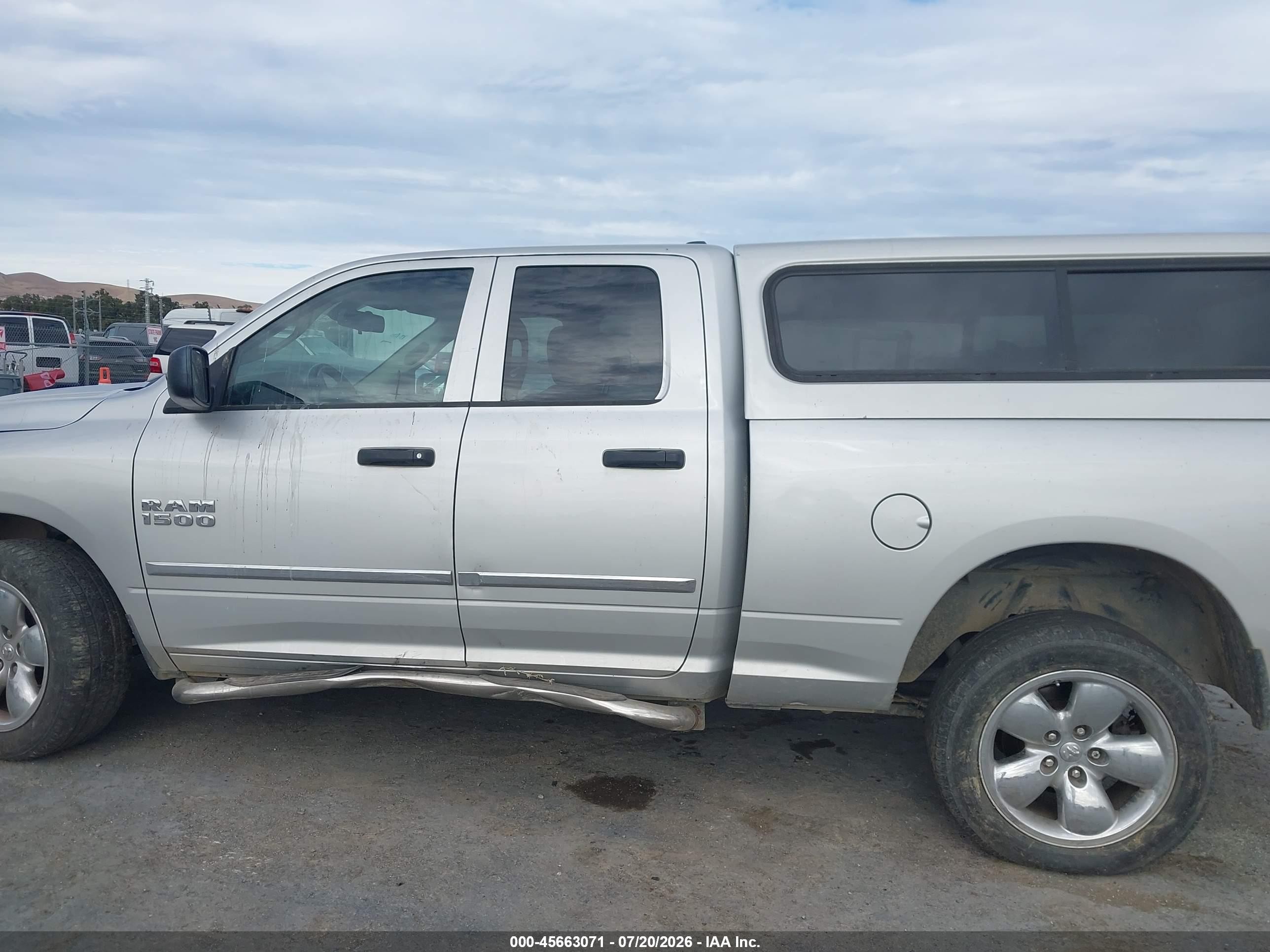 2014 Ram 1500 St Silver vin: 1C6RR7FG4ES294791
