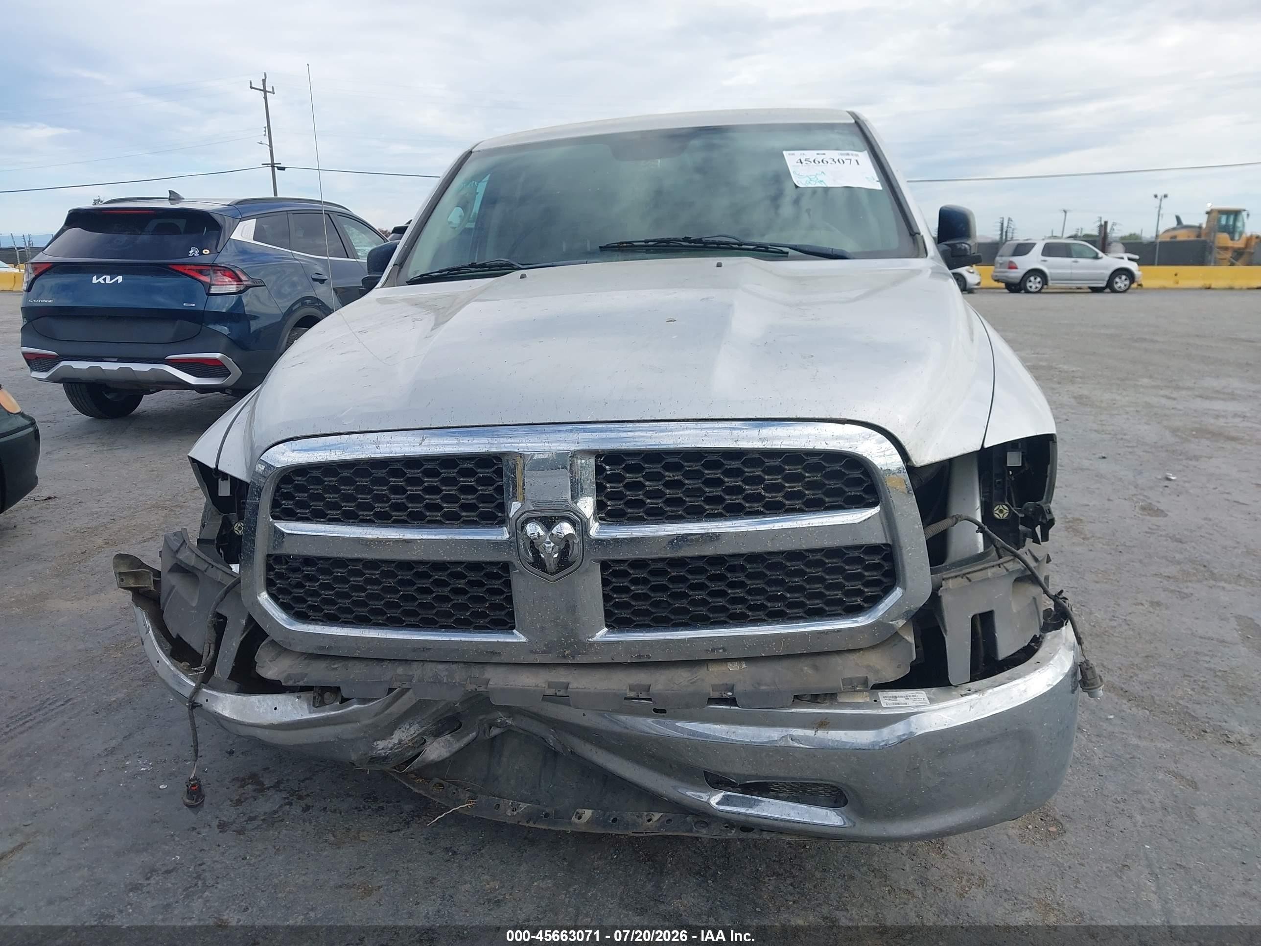 2014 Ram 1500 St Silver vin: 1C6RR7FG4ES294791