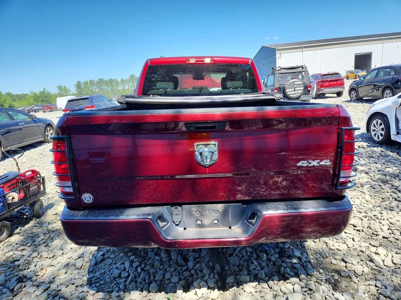 2019 Ram 1500 Classic Tradesman Red vin: 1C6RR7FG4KS536460