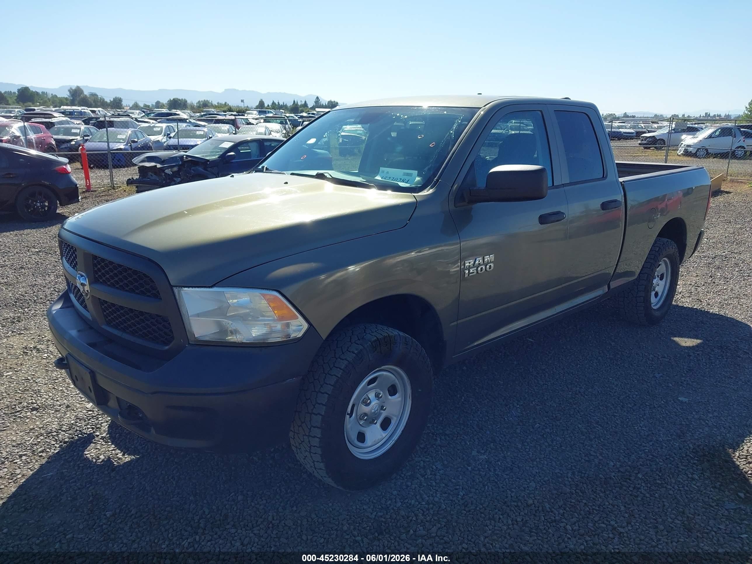 2015 Ram 1500 Tradesman Brown vin: 1C6RR7FG5FS789664