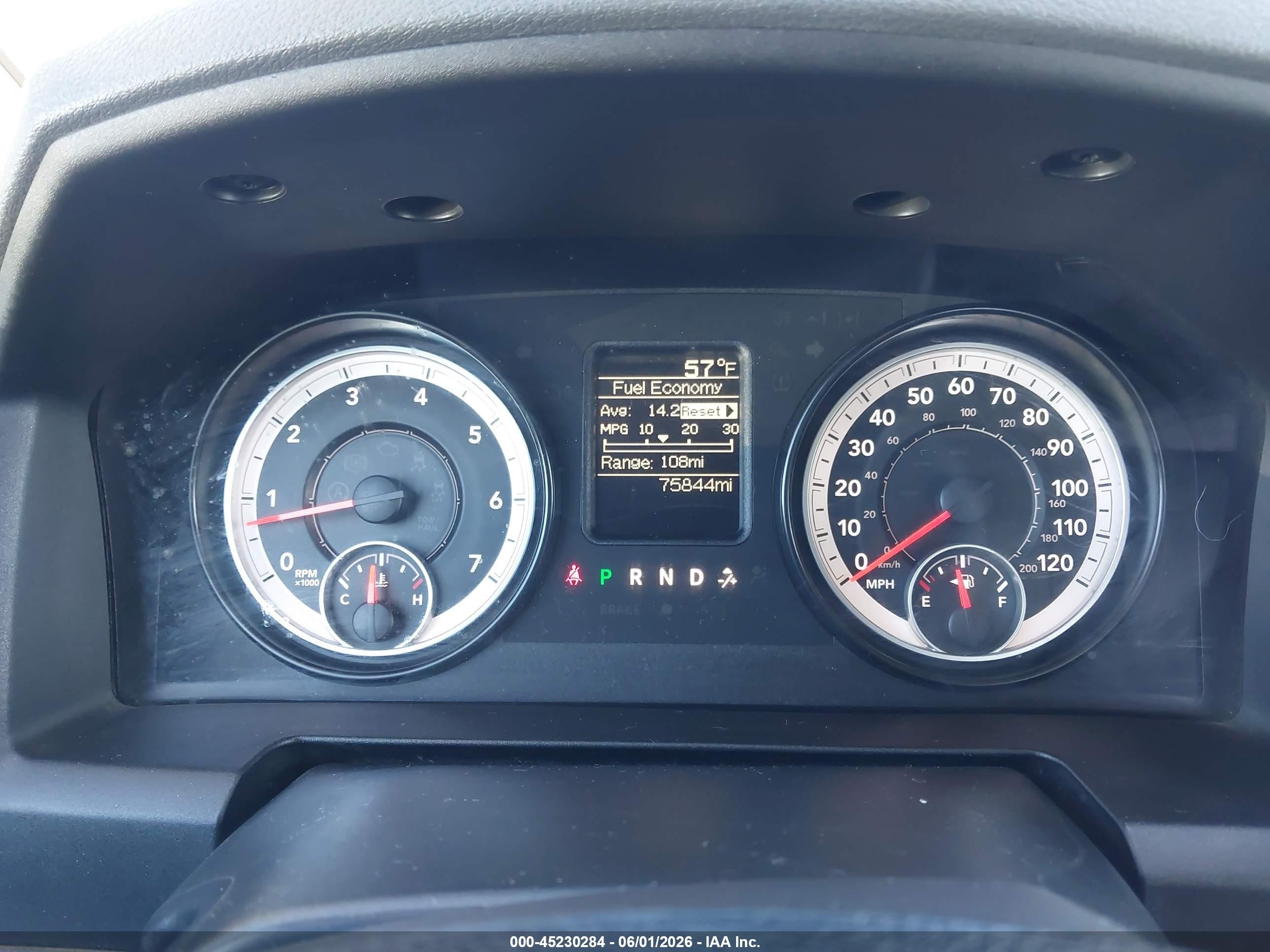 2015 Ram 1500 Tradesman Brown vin: 1C6RR7FG5FS789664