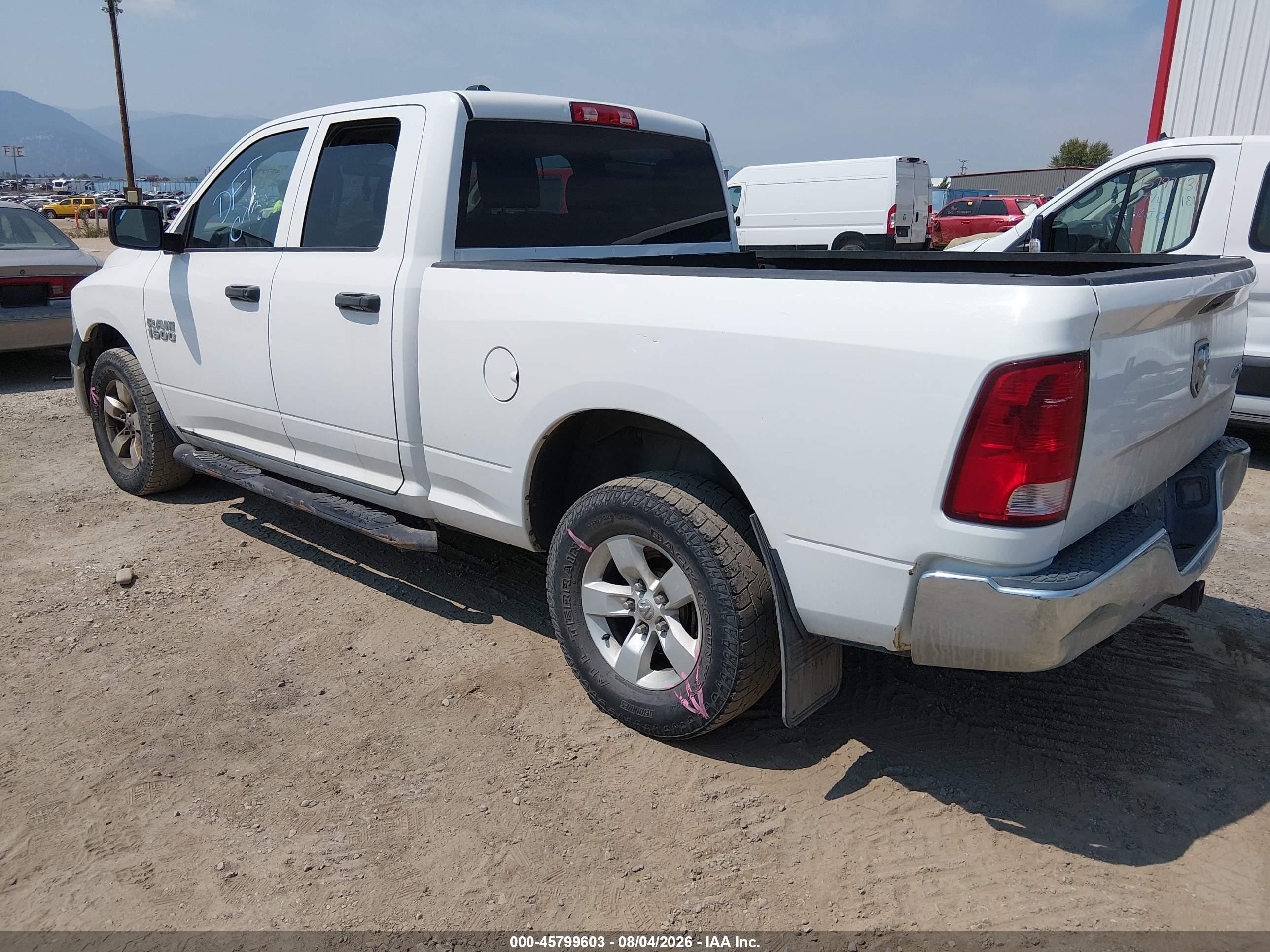 2014 Ram 1500 St White vin: 1C6RR7FG7ES294705