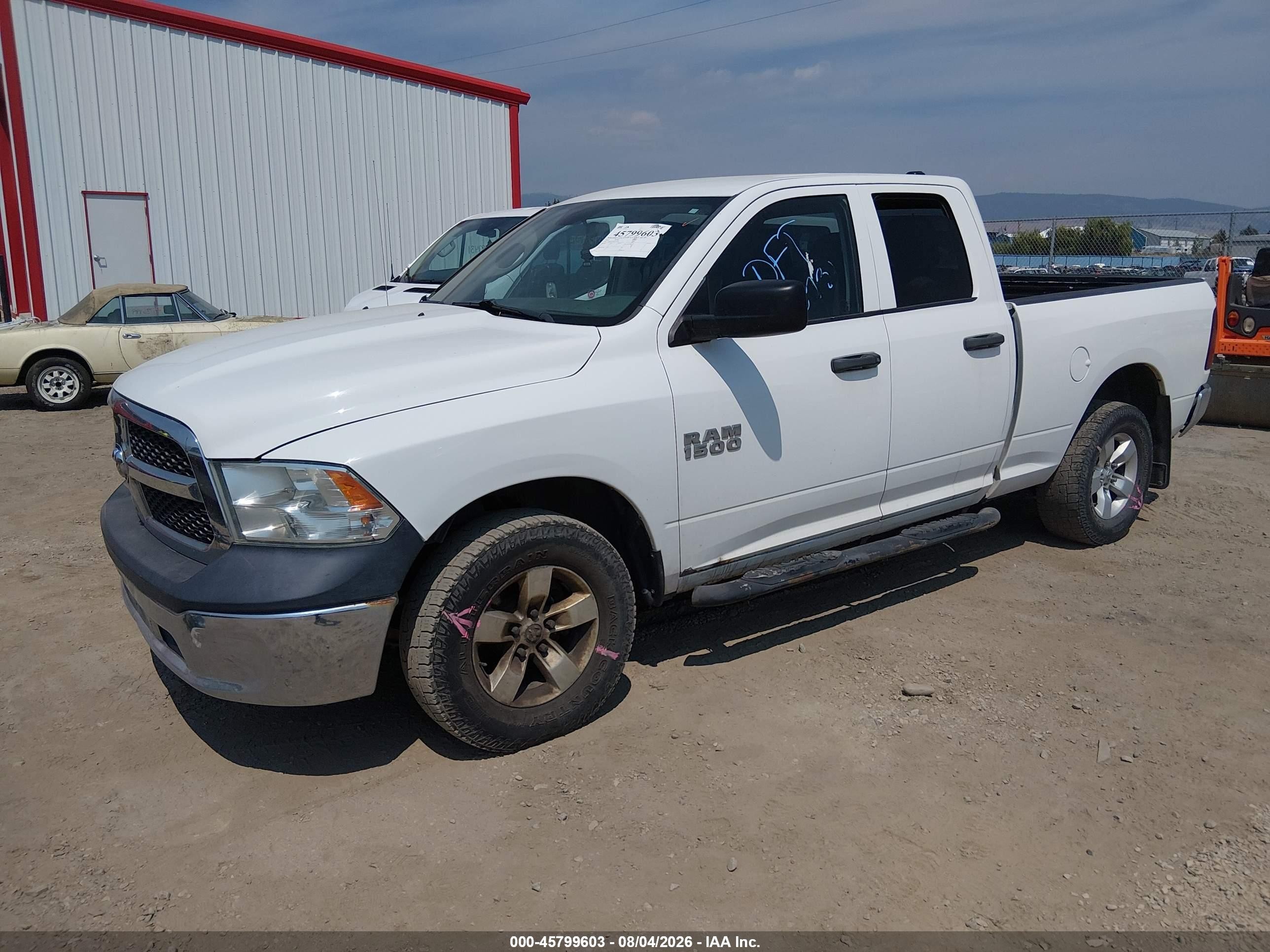 2014 Ram 1500 St White vin: 1C6RR7FG7ES294705