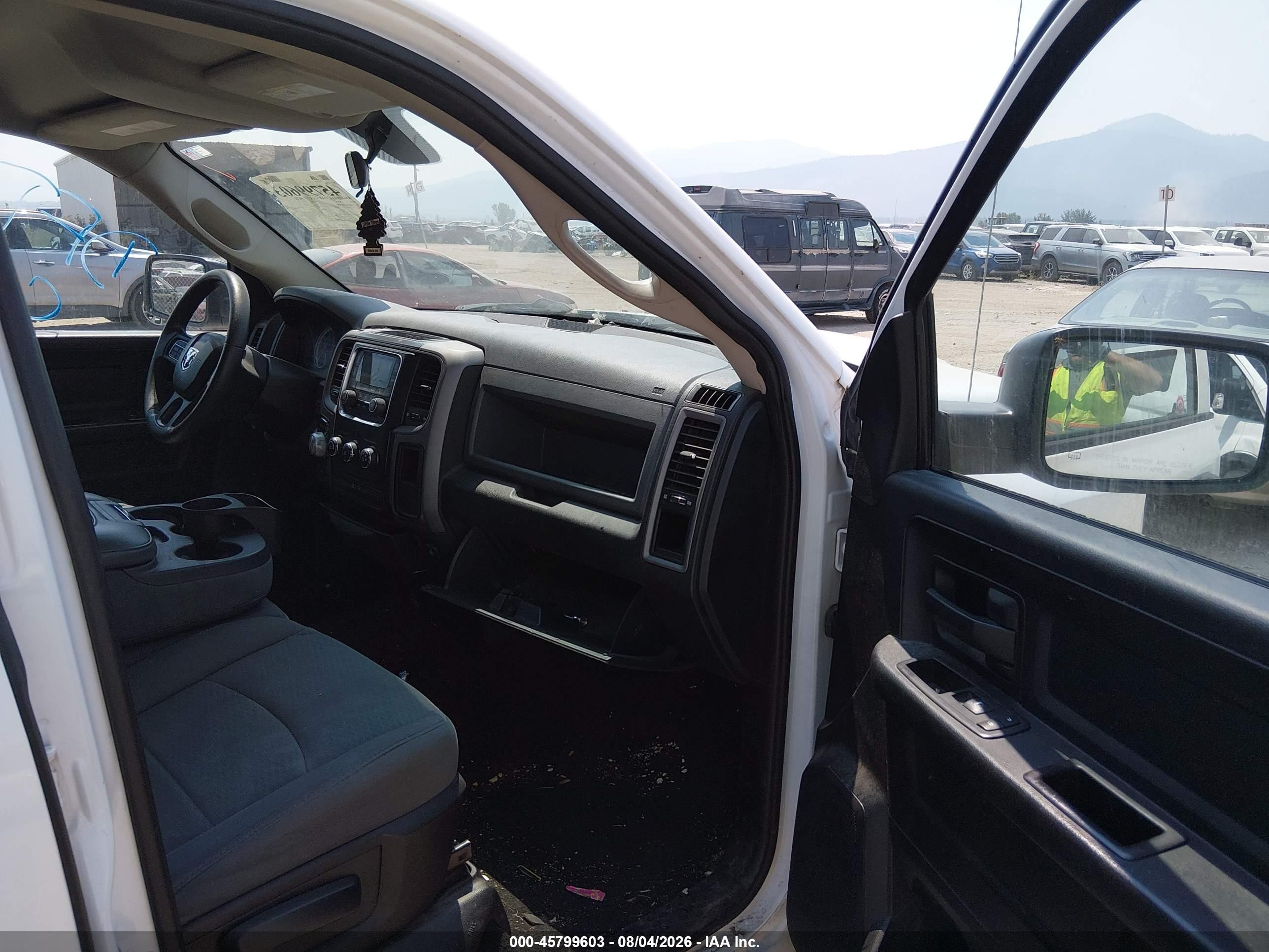 2014 Ram 1500 St White vin: 1C6RR7FG7ES294705