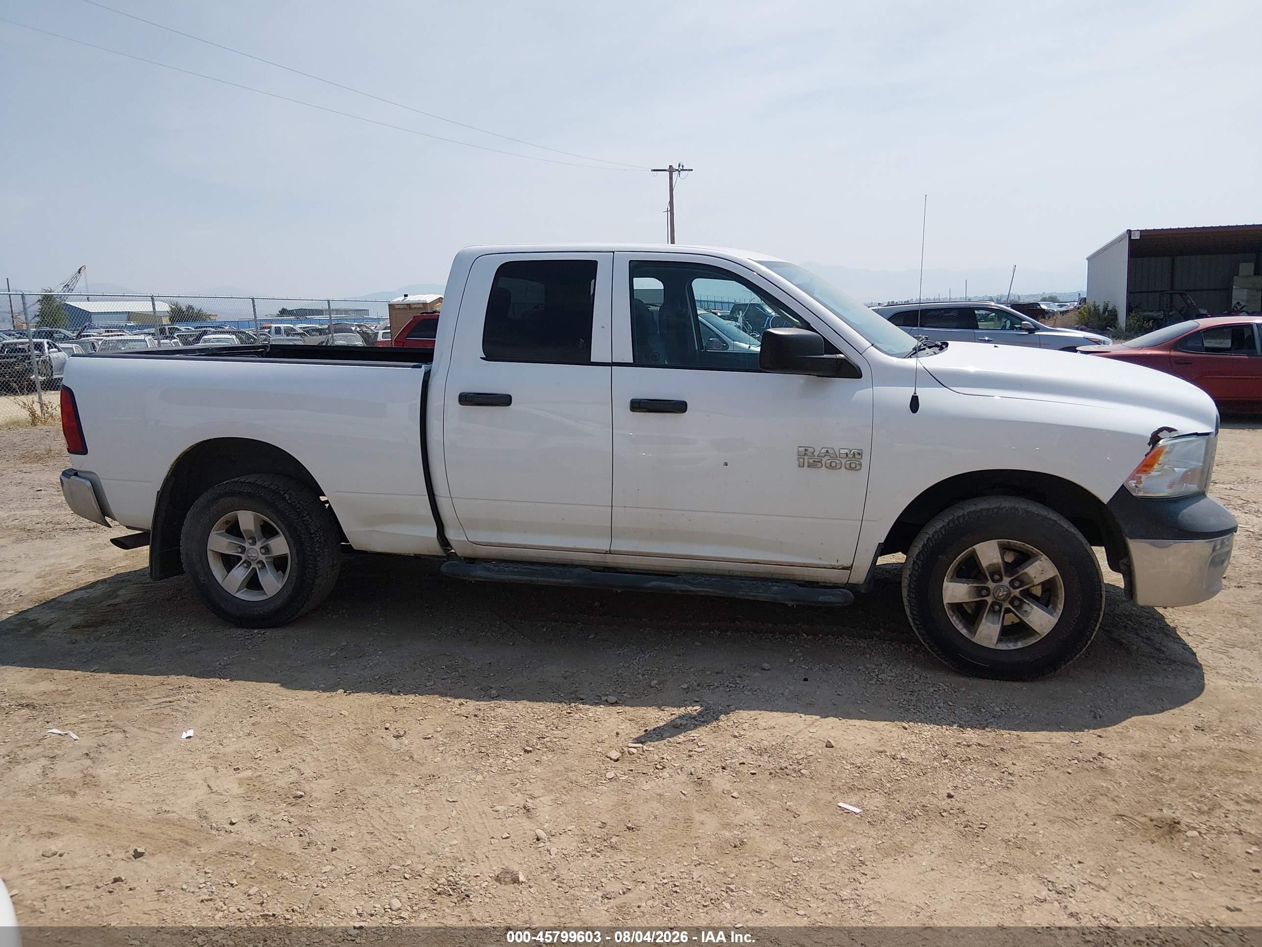 2014 Ram 1500 St White vin: 1C6RR7FG7ES294705
