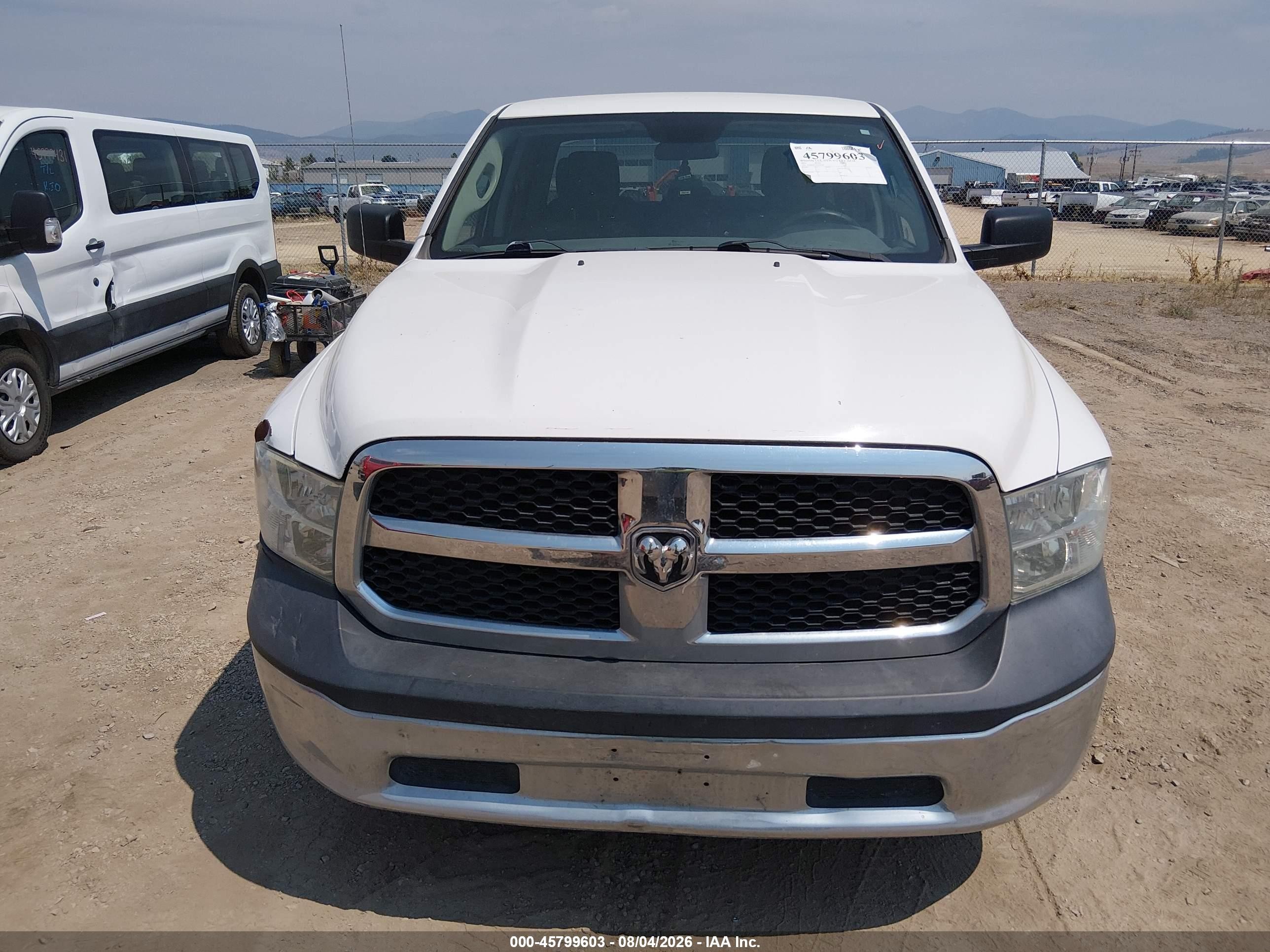 2014 Ram 1500 St White vin: 1C6RR7FG7ES294705