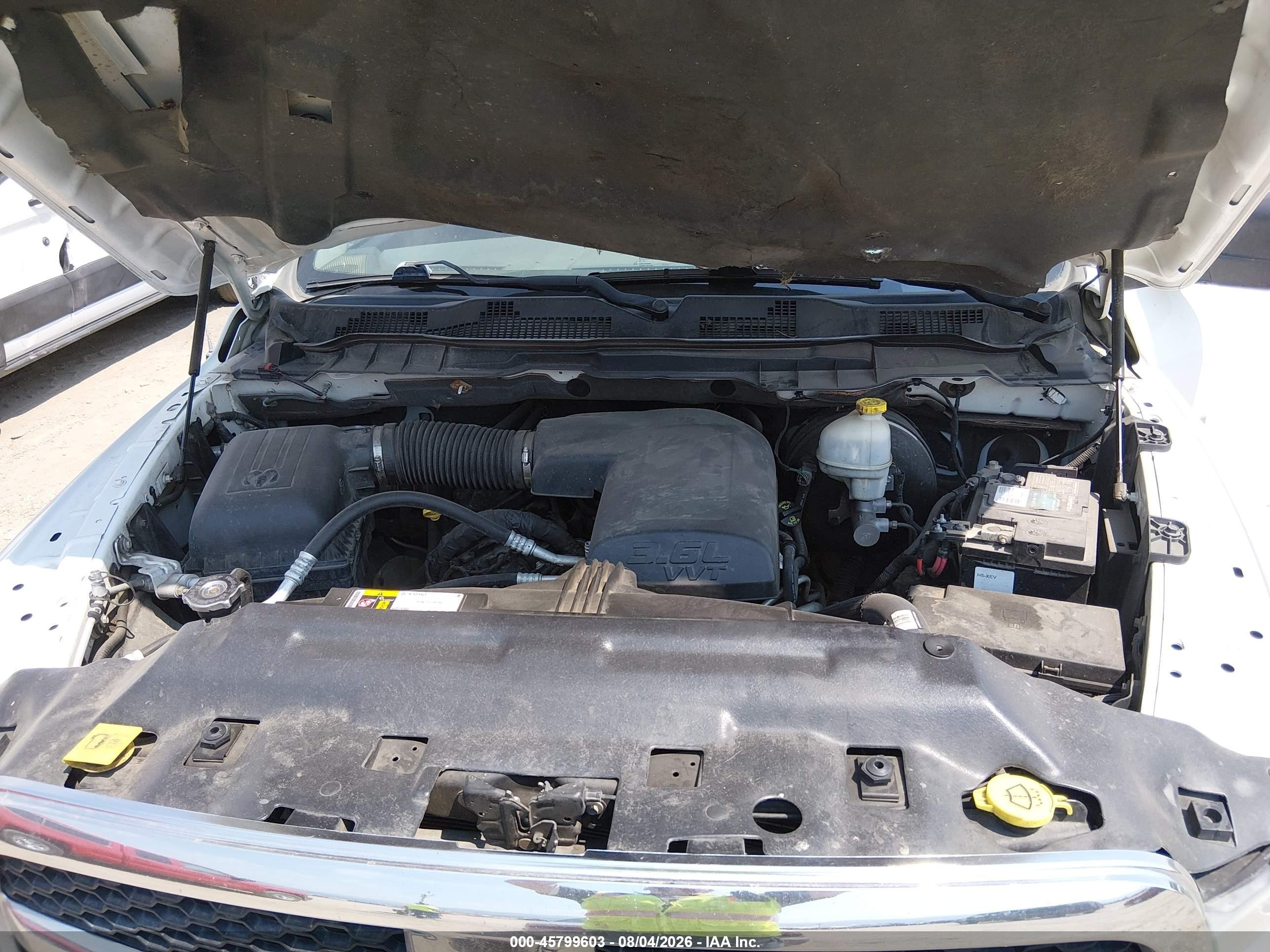 2014 Ram 1500 St White vin: 1C6RR7FG7ES294705