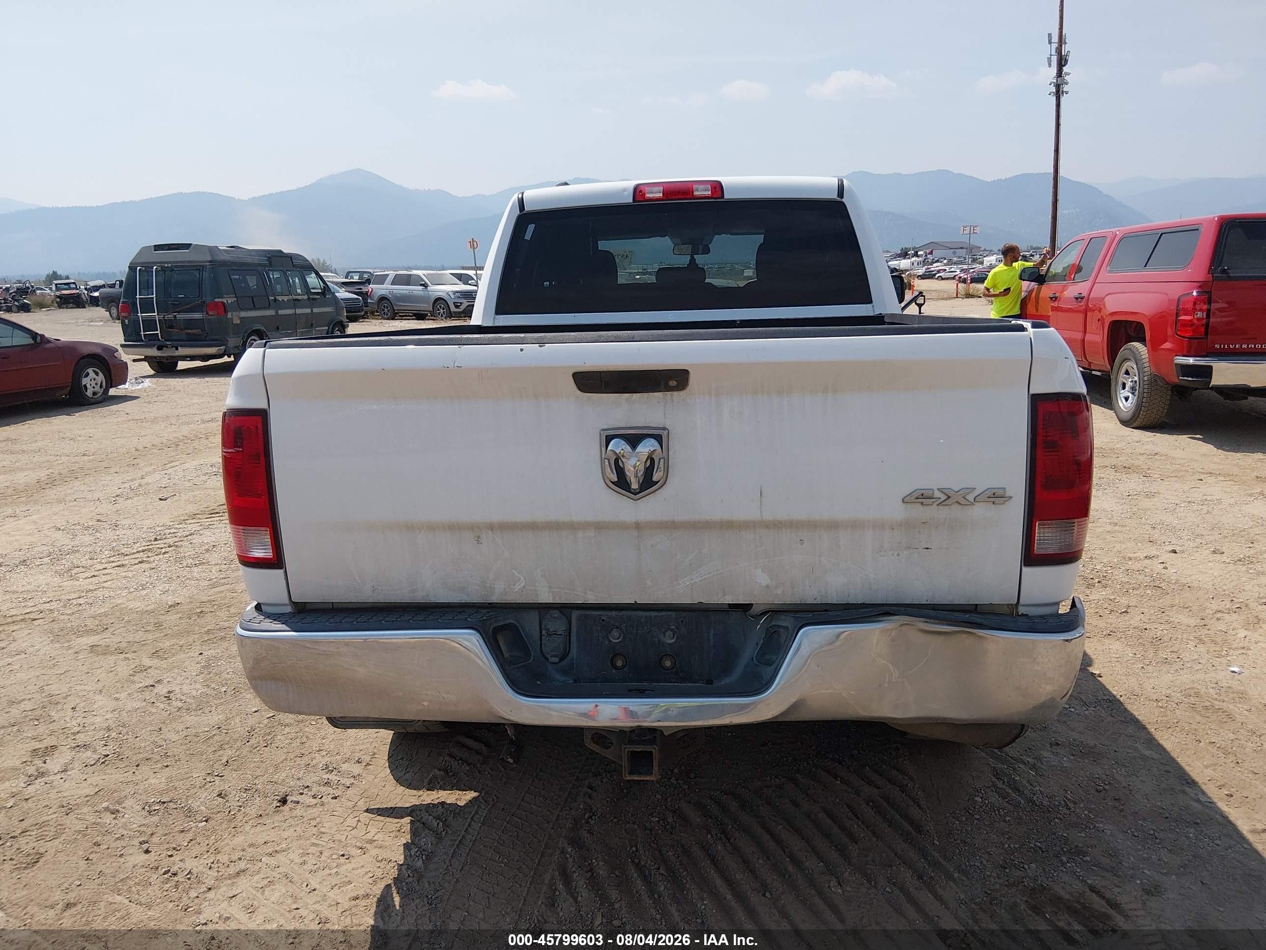 2014 Ram 1500 St White vin: 1C6RR7FG7ES294705