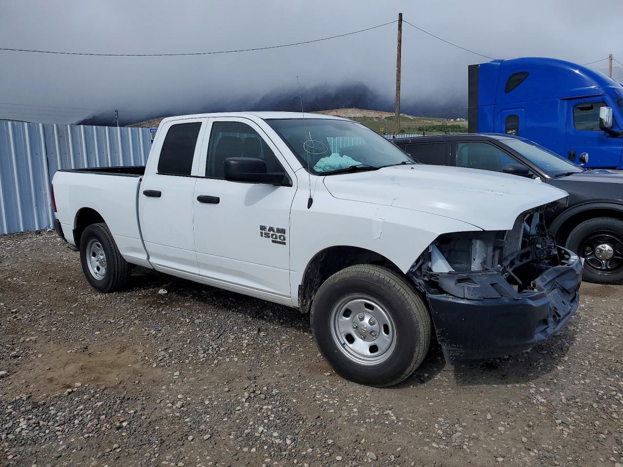 2023 Ram 1500 Classic Tradesman Белый vin: 1C6RR7FG8PS547128