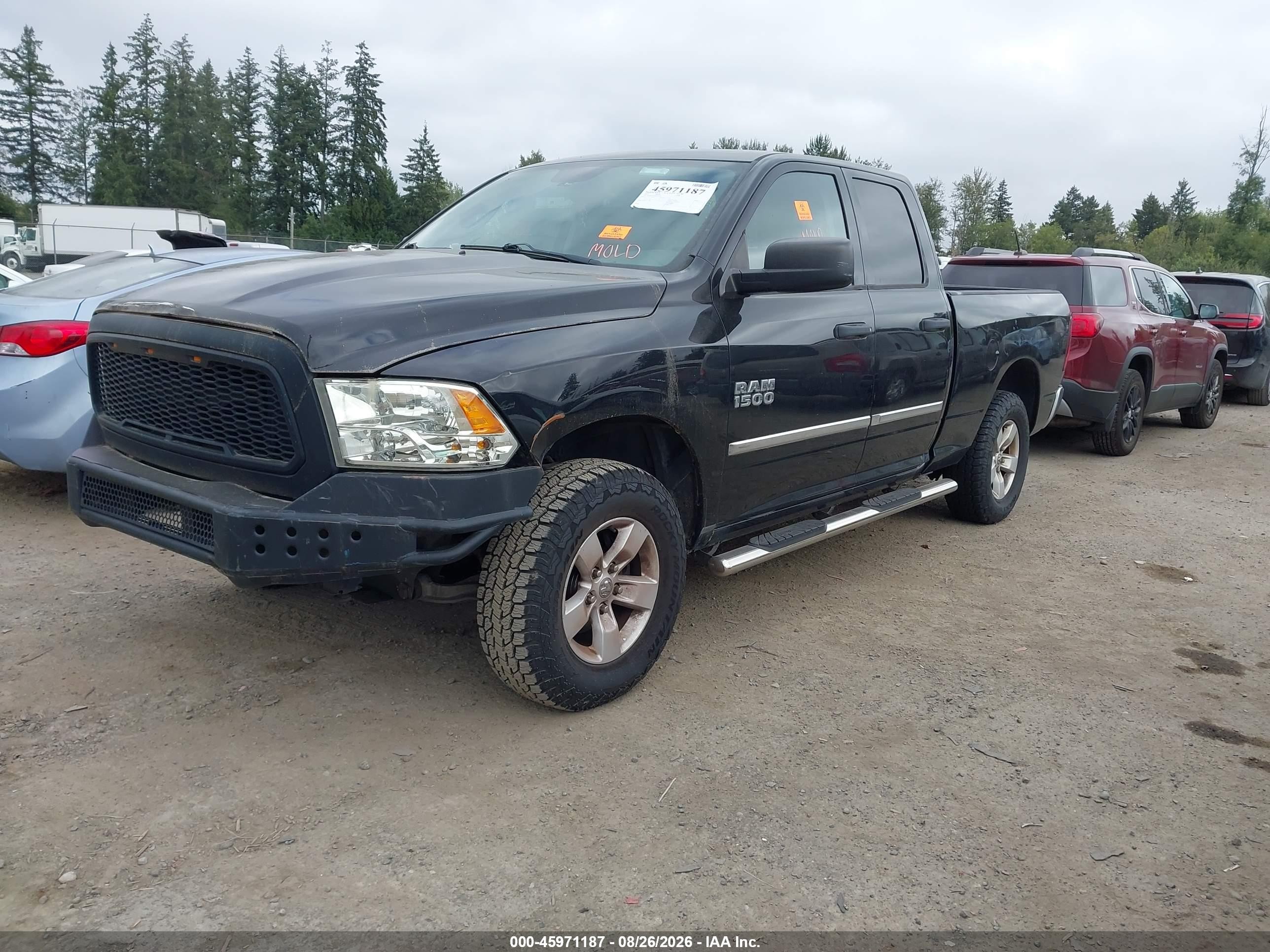 2013 Ram 1500   Black vin: 1C6RR7FG9DS717749