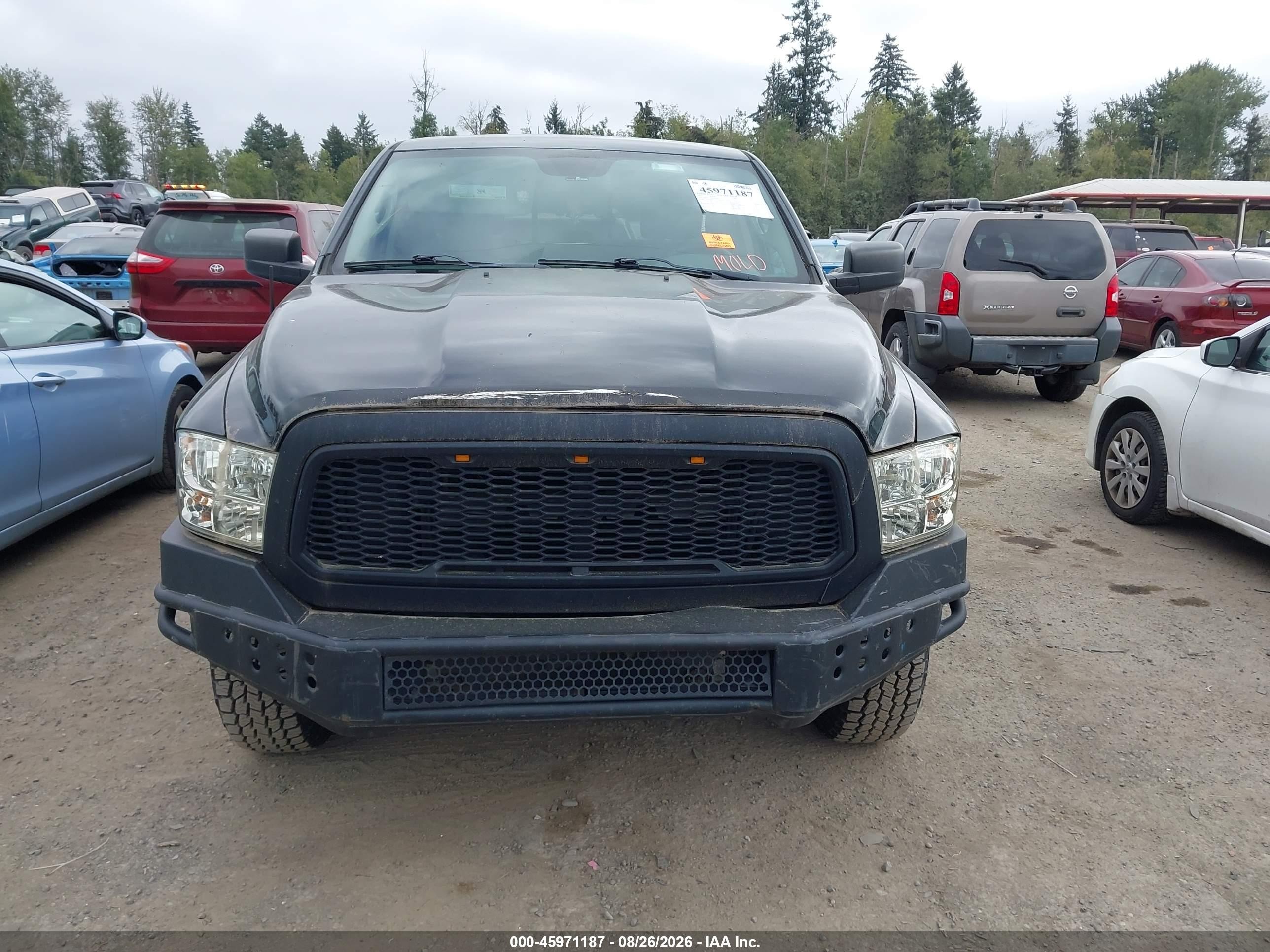 2013 Ram 1500   Black vin: 1C6RR7FG9DS717749