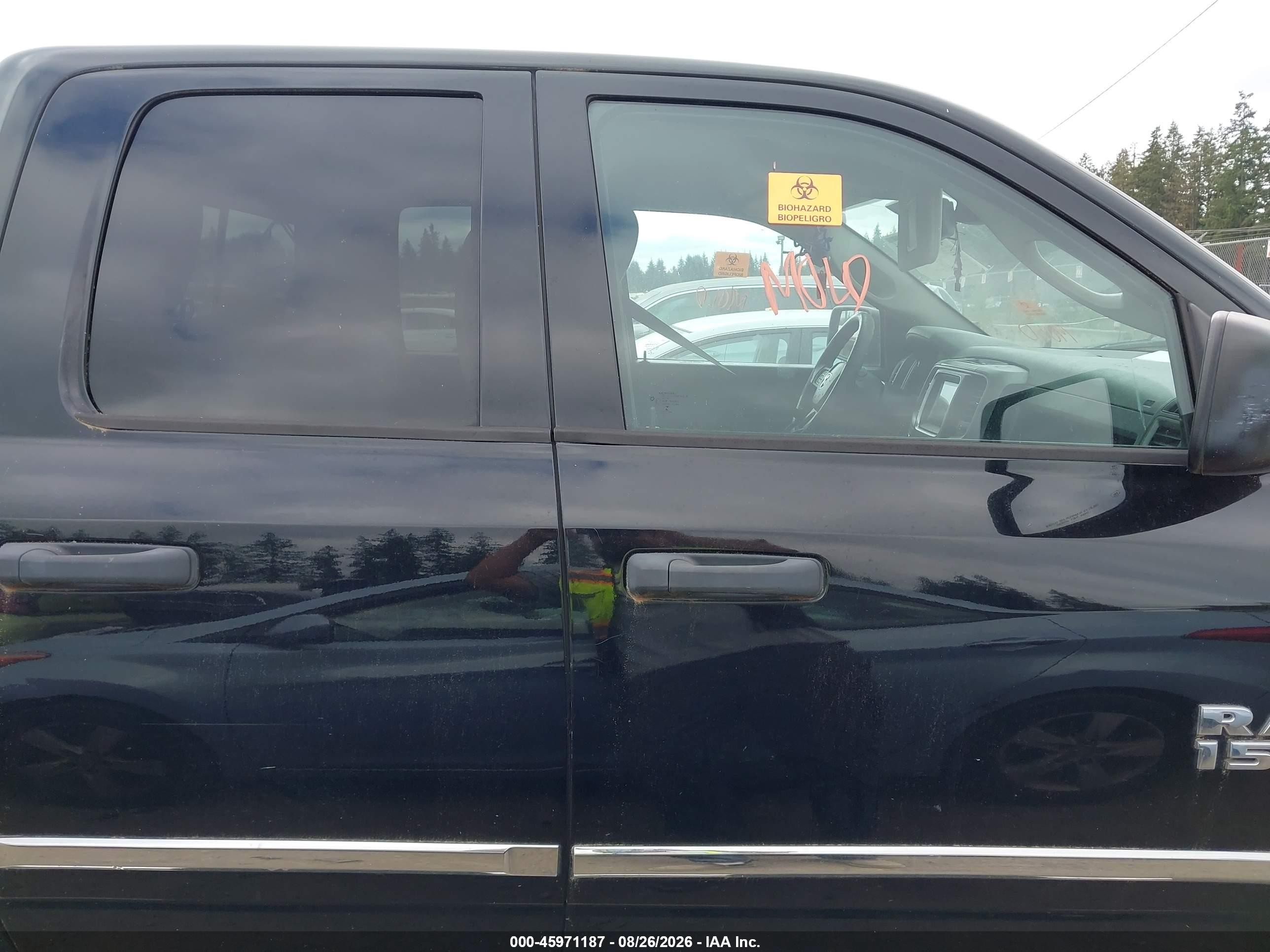 2013 Ram 1500   Black vin: 1C6RR7FG9DS717749