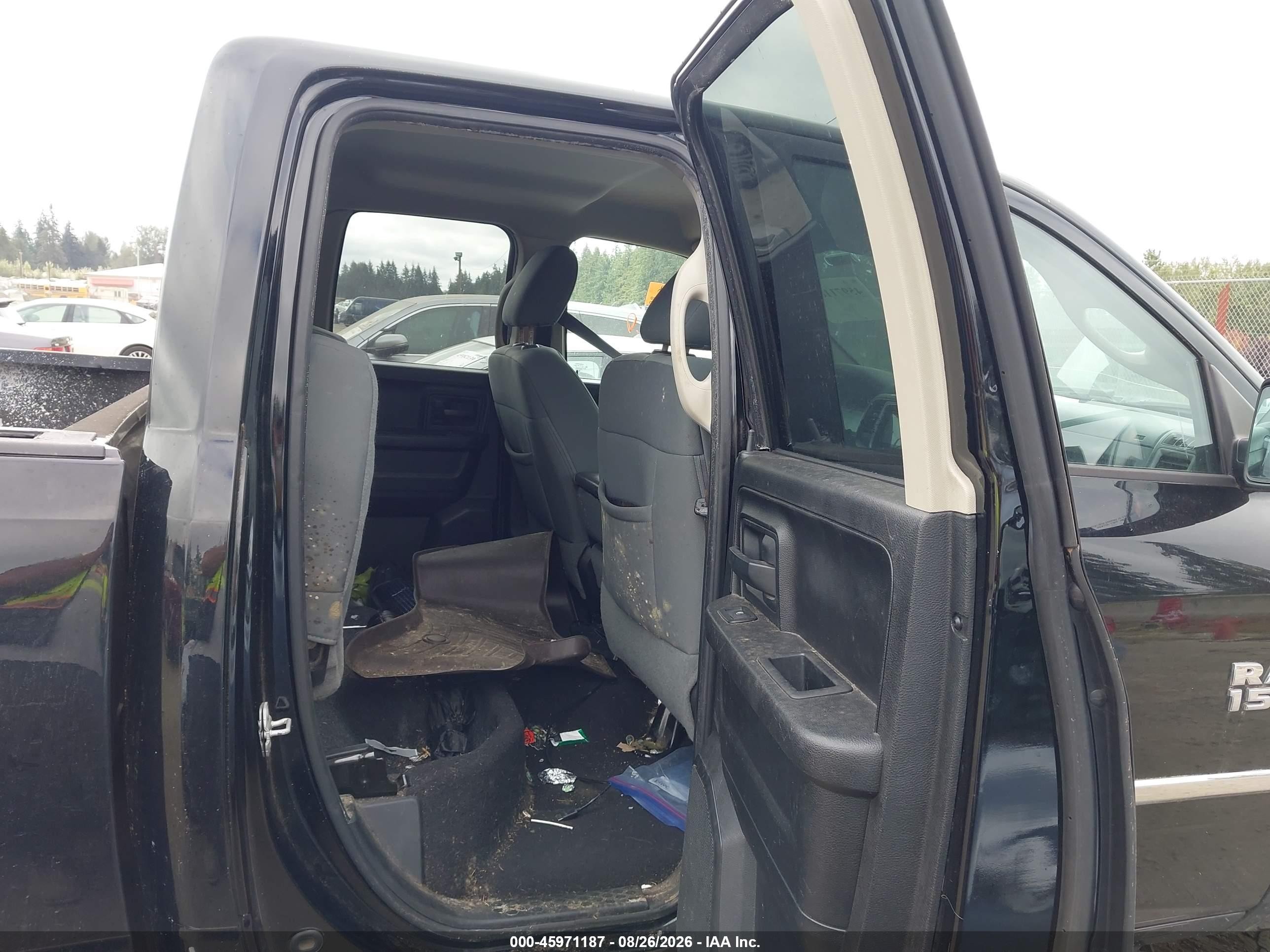 2013 Ram 1500   Black vin: 1C6RR7FG9DS717749