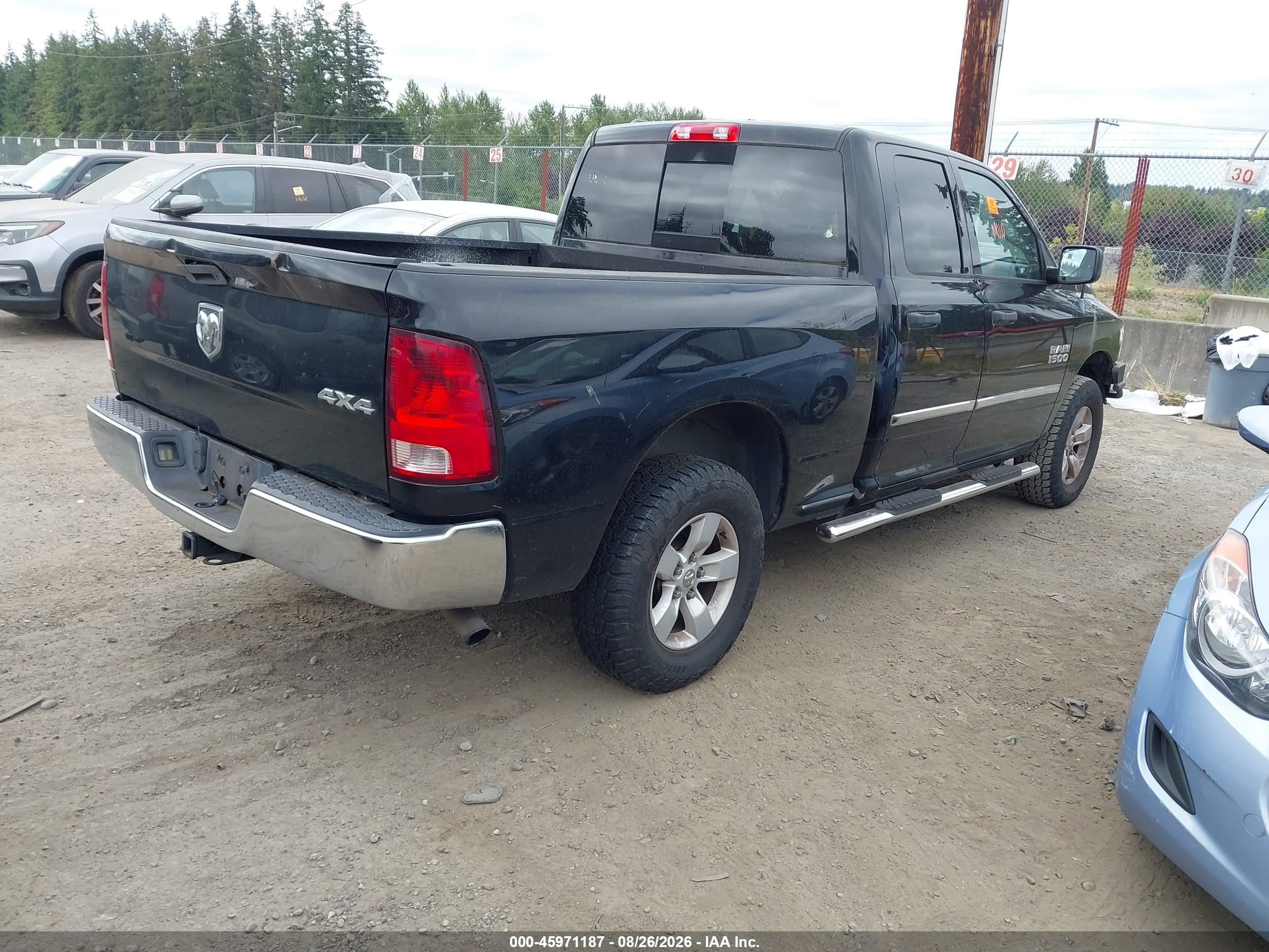 2013 Ram 1500   Black vin: 1C6RR7FG9DS717749