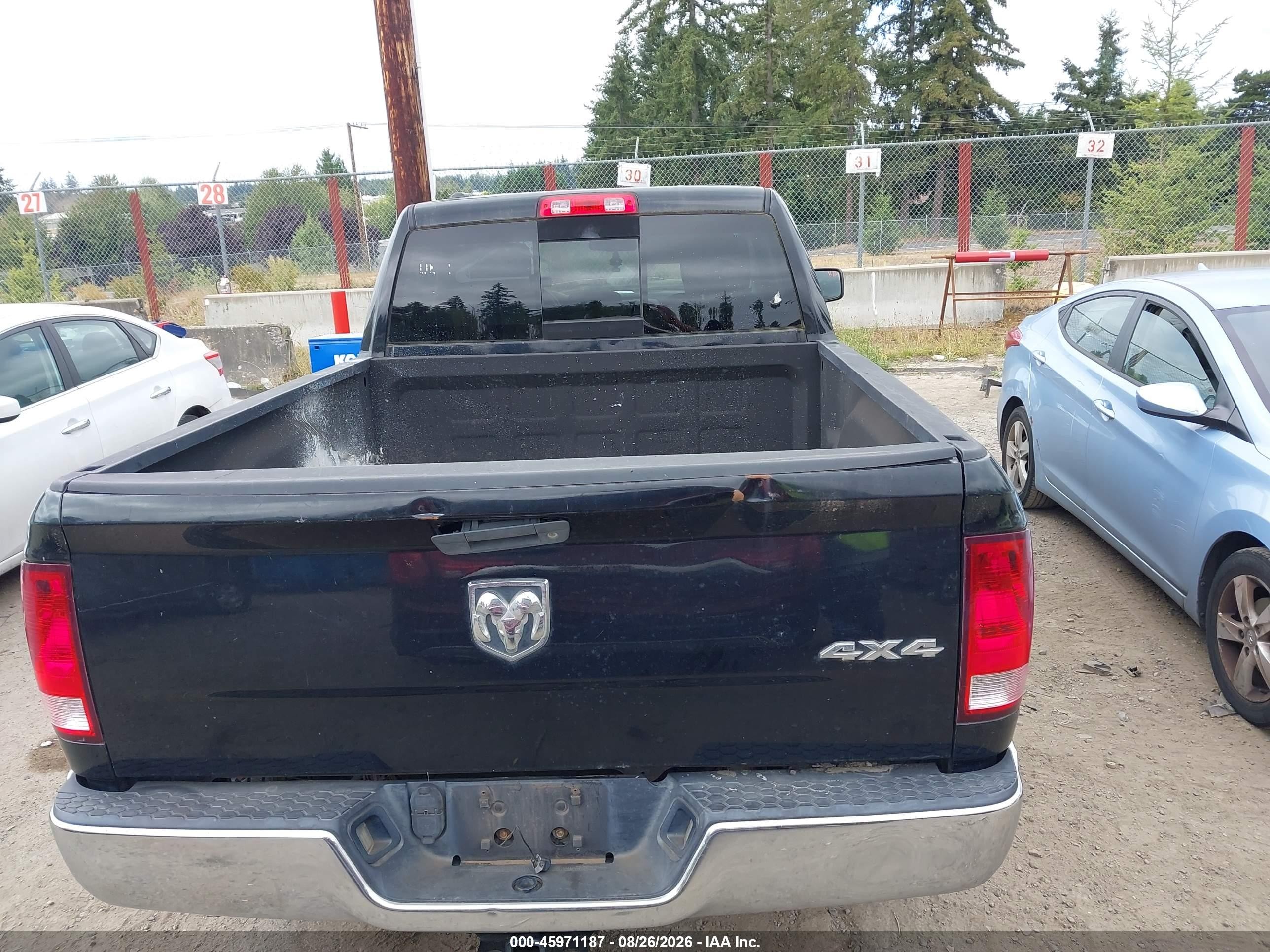 2013 Ram 1500   Black vin: 1C6RR7FG9DS717749