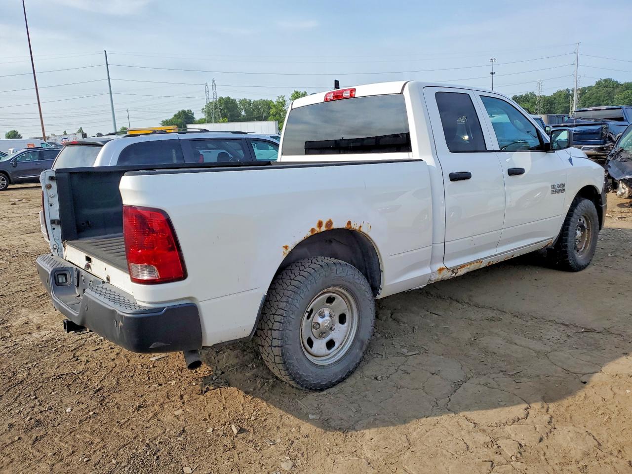 2014 Ram 1500 St White vin: 1C6RR7FG9ES139413