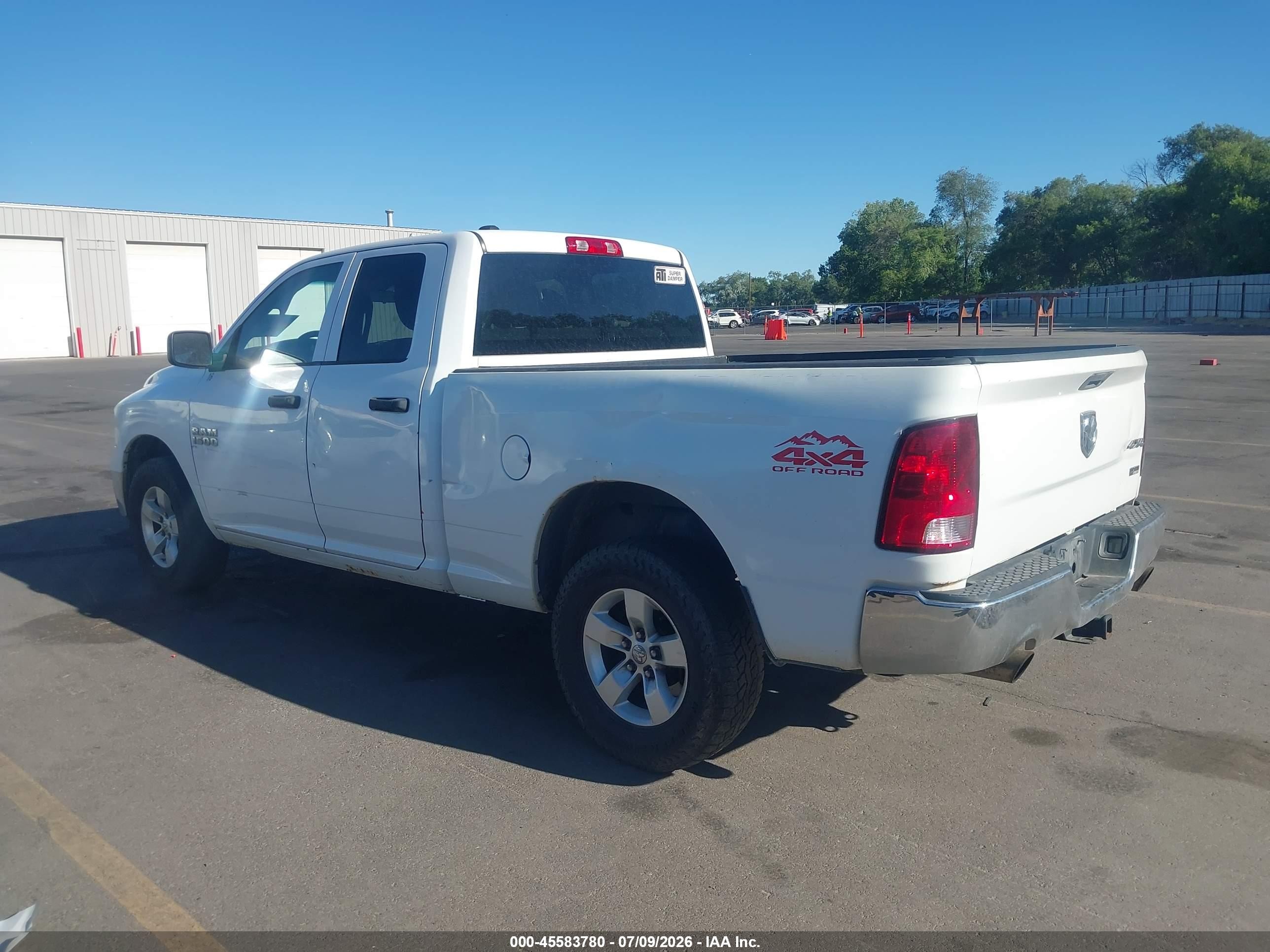 2013 Ram 1500 St White vin: 1C6RR7FP0DS501952
