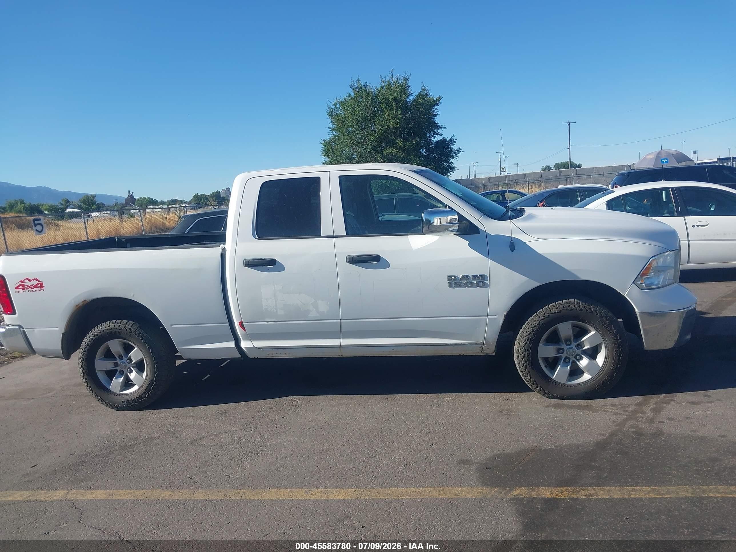 2013 Ram 1500 St White vin: 1C6RR7FP0DS501952