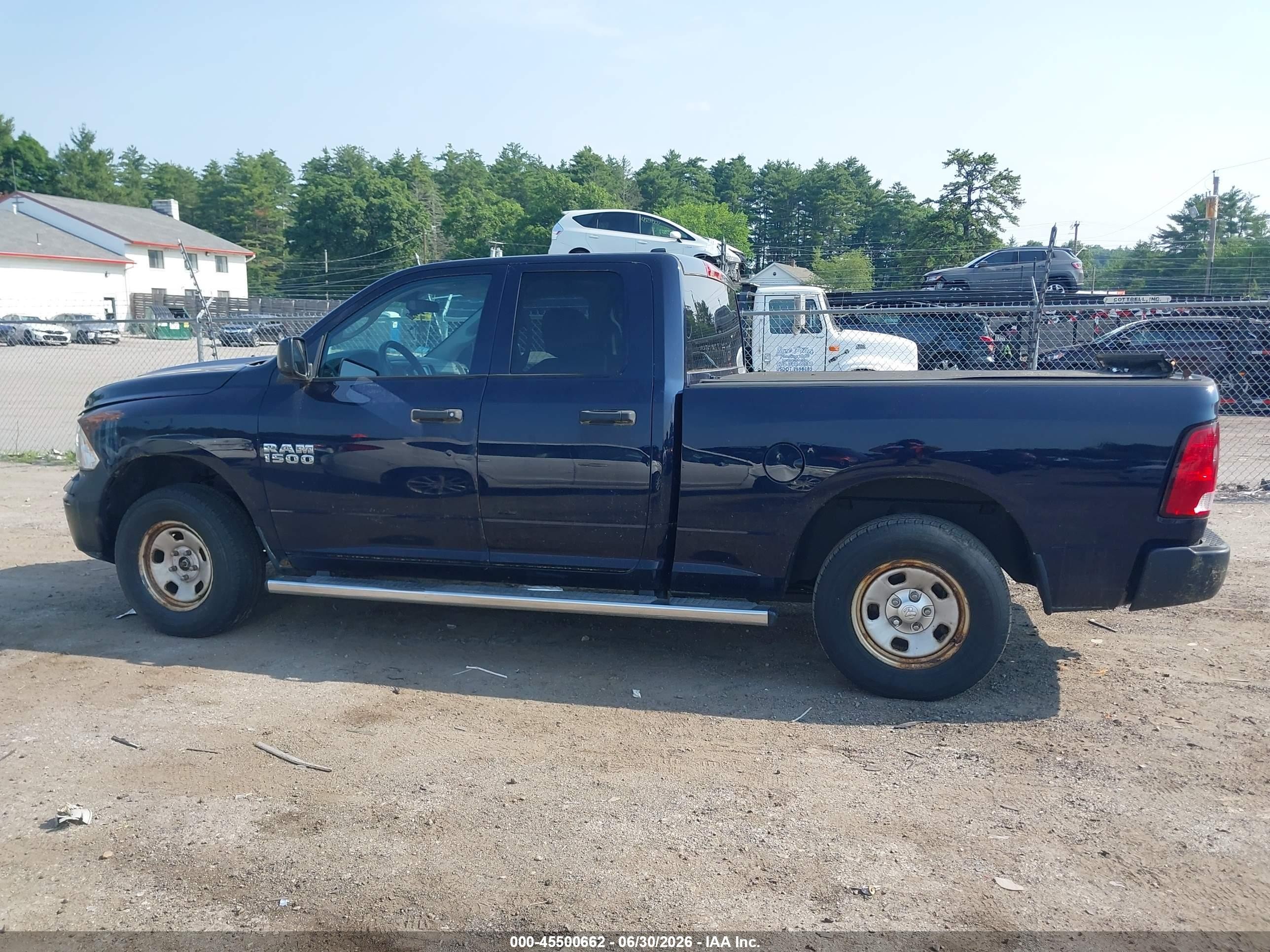 2013 Ram 1500 Tradesman Dark Blue vin: 1C6RR7FP5DS648395
