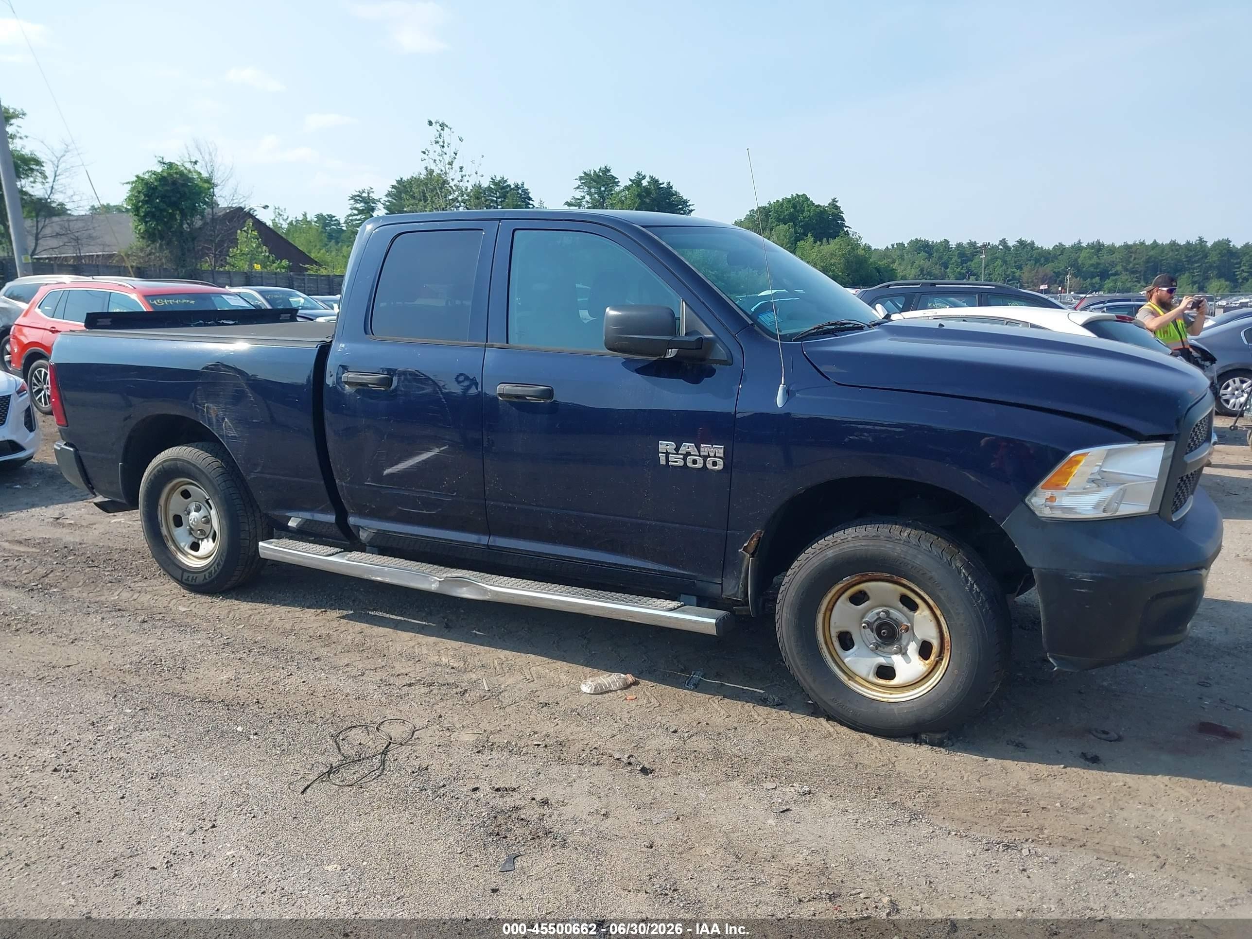 2013 Ram 1500 Tradesman Dark Blue vin: 1C6RR7FP5DS648395