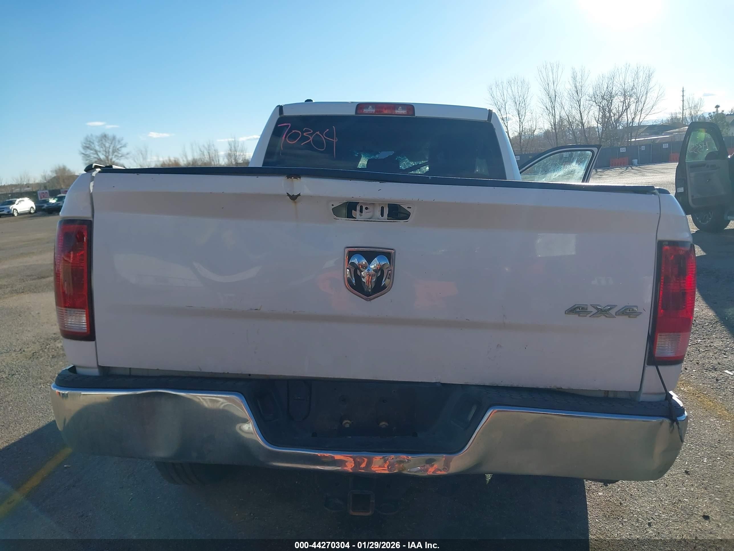 2013 Ram 1500 Tradesman White vin: 1C6RR7FP5DS684152