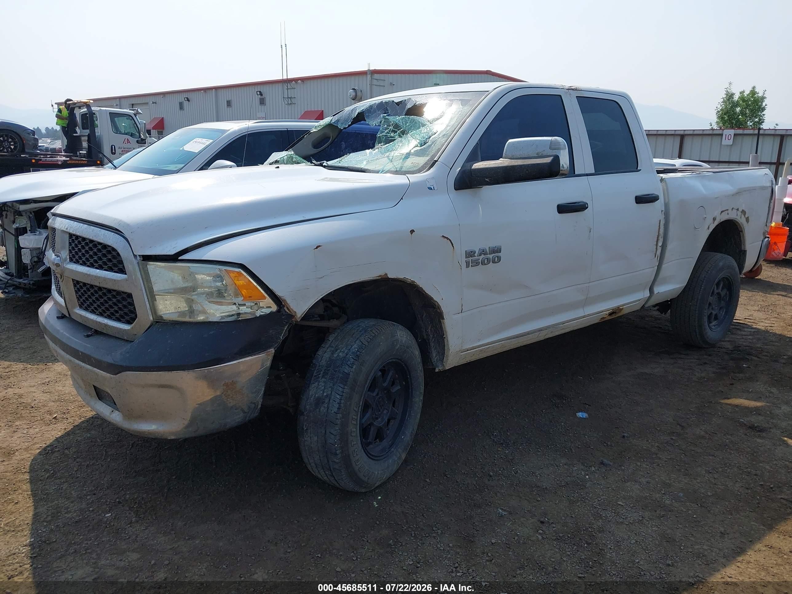 2013 Ram 1500 St White vin: 1C6RR7FP6DS601151