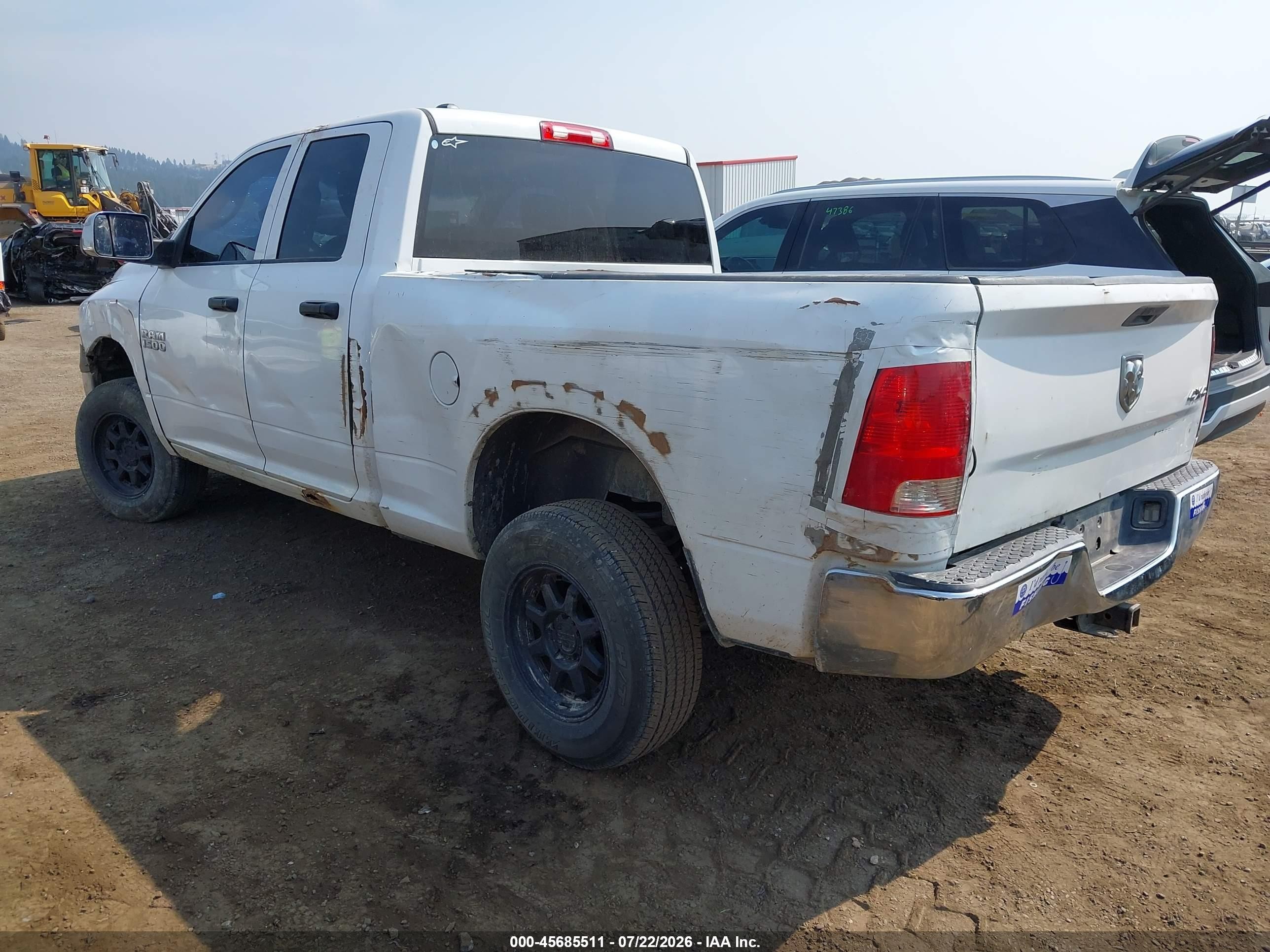 2013 Ram 1500 St White vin: 1C6RR7FP6DS601151