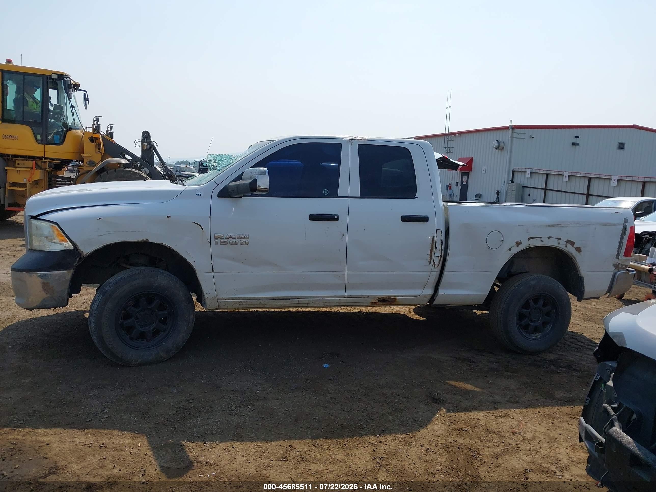 2013 Ram 1500 St White vin: 1C6RR7FP6DS601151