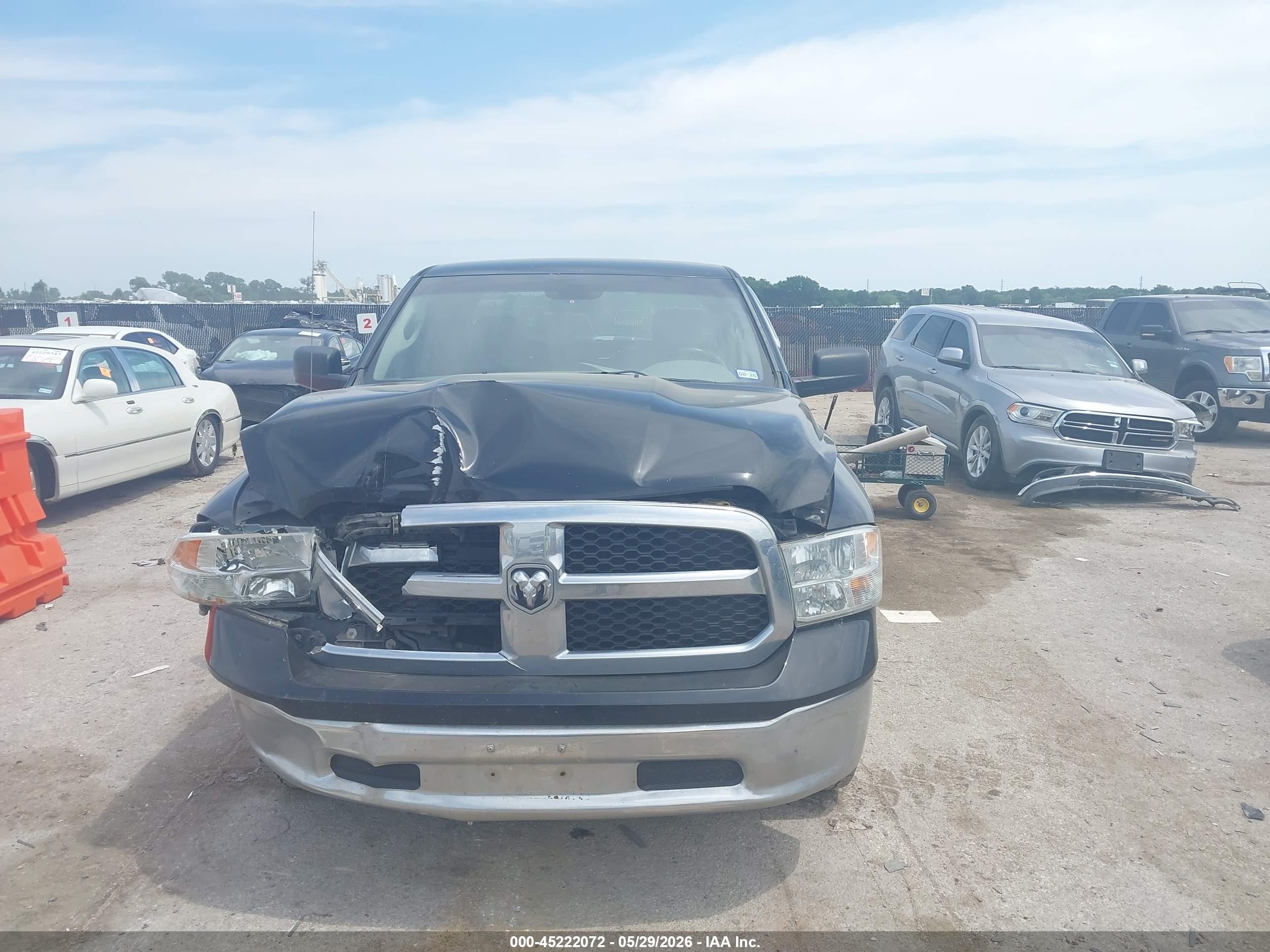 2013 Ram 1500 St Черный vin: 1C6RR7FP7DS501897