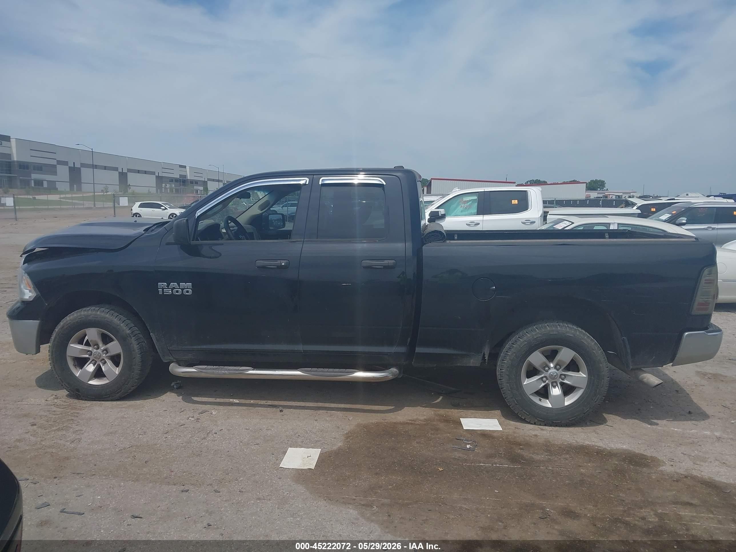 2013 Ram 1500 St Черный vin: 1C6RR7FP7DS501897