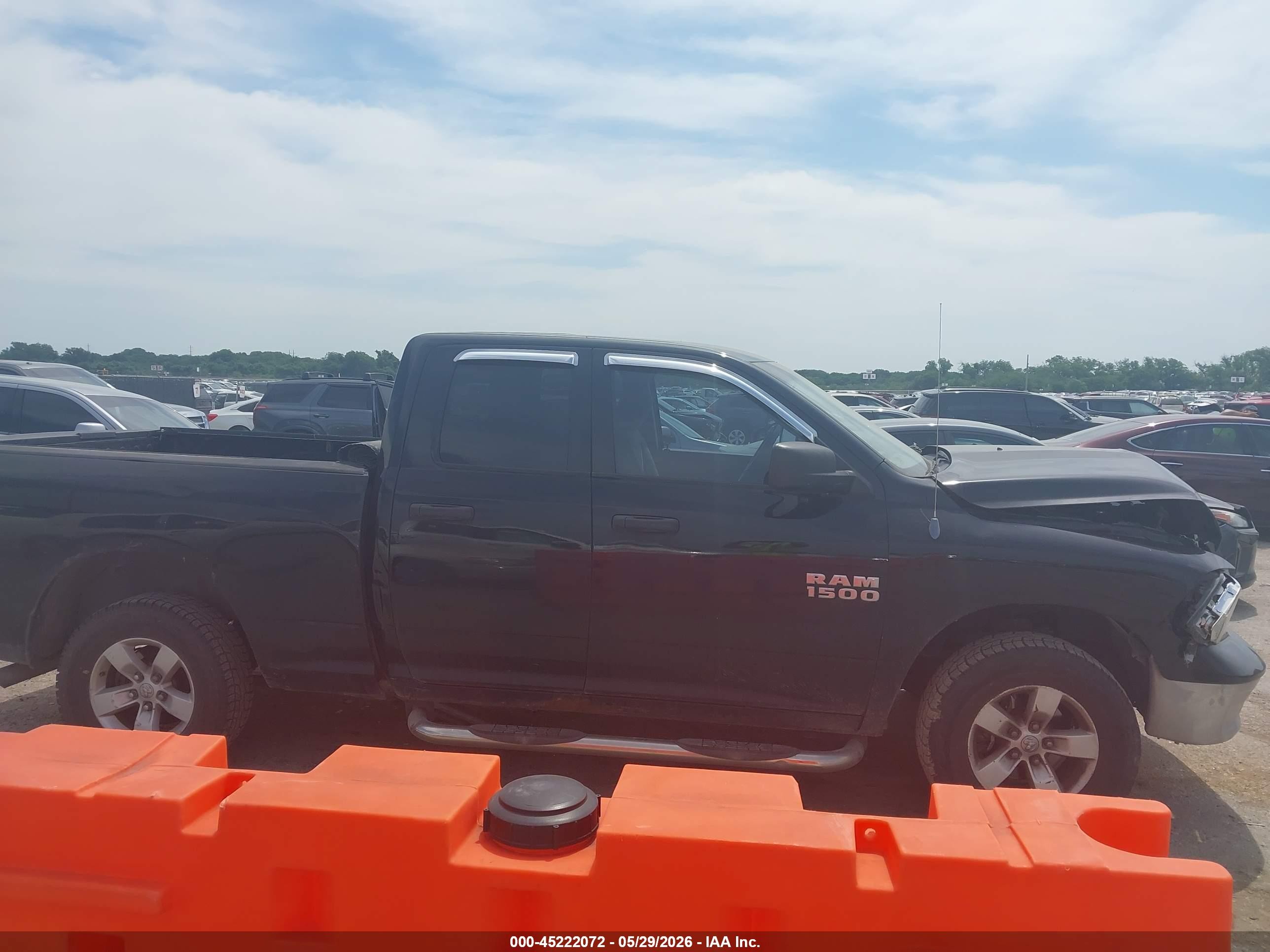 2013 Ram 1500 St Черный vin: 1C6RR7FP7DS501897